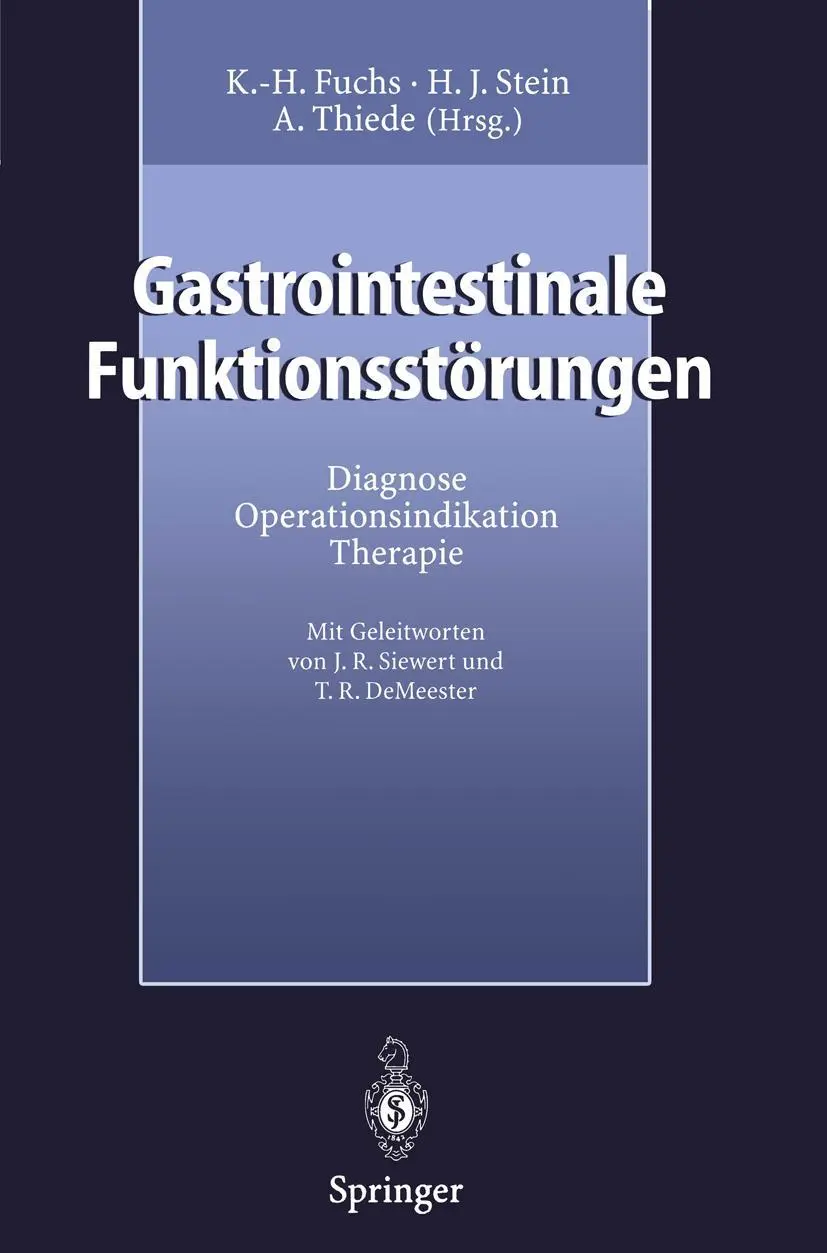 Cover: 9783642643750 | Gastrointestinale Funktionsstörungen | K. -H. Fuchs (u. a.) | Buch