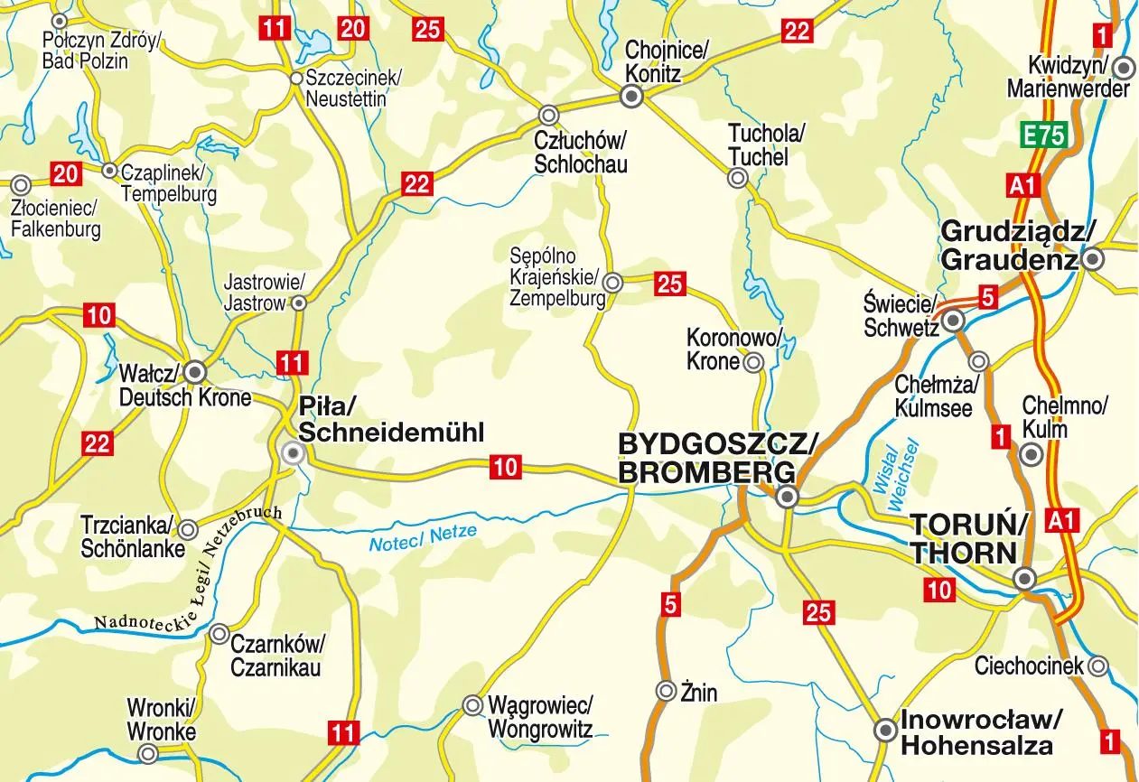 Bild: 9783931103750 | Höfer Straßenkarte PL 004 Polen - Südliches Pommern 1:200.000 | Höfer