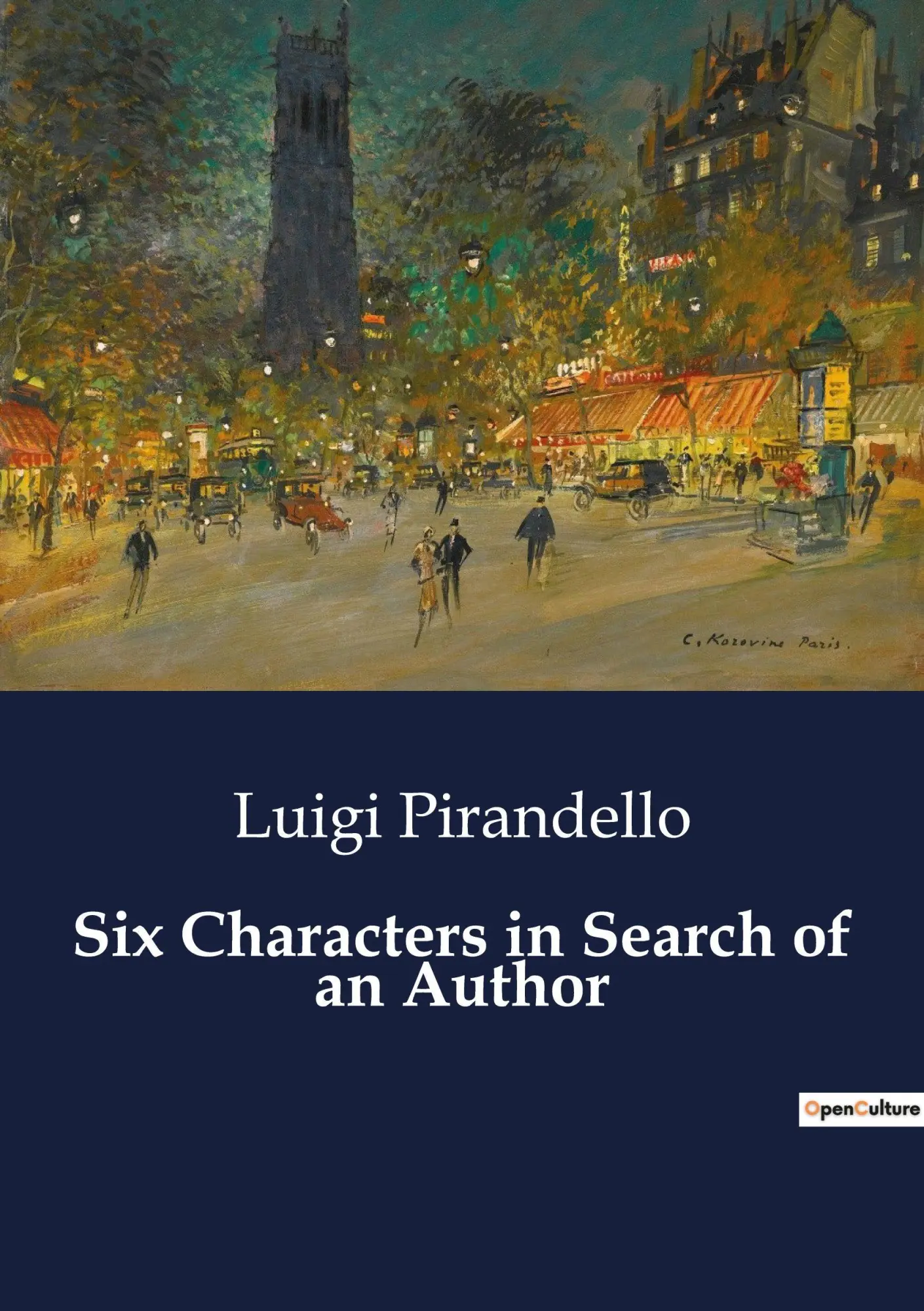 Cover: 9791041803750 | Six Characters in Search of an Author | Luigi Pirandello | Taschenbuch