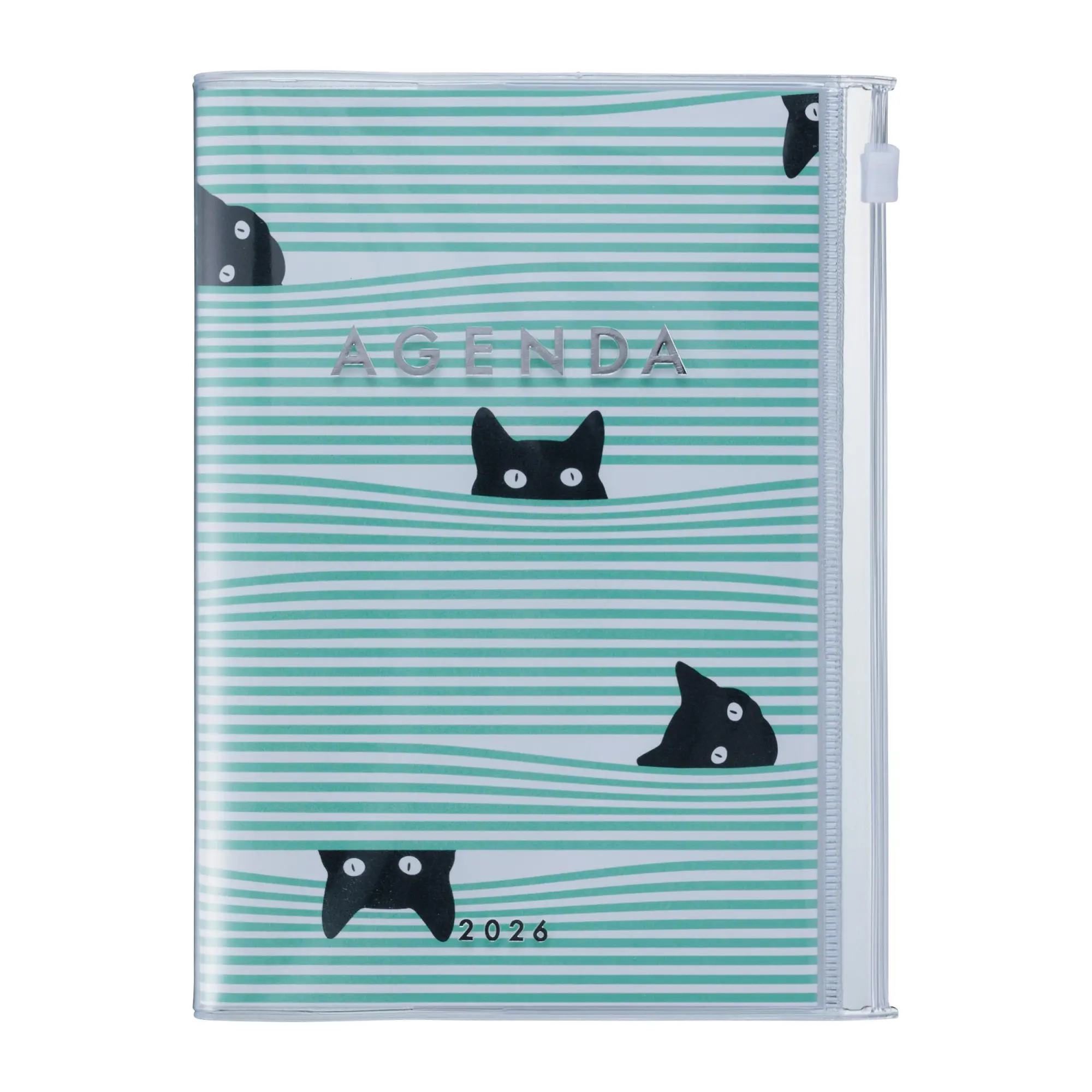 Cover: 4550045143850 | MARK'S 2025/26 Taschenkalender, A6 Cats // Mint | MARK'S Inc. | Buch
