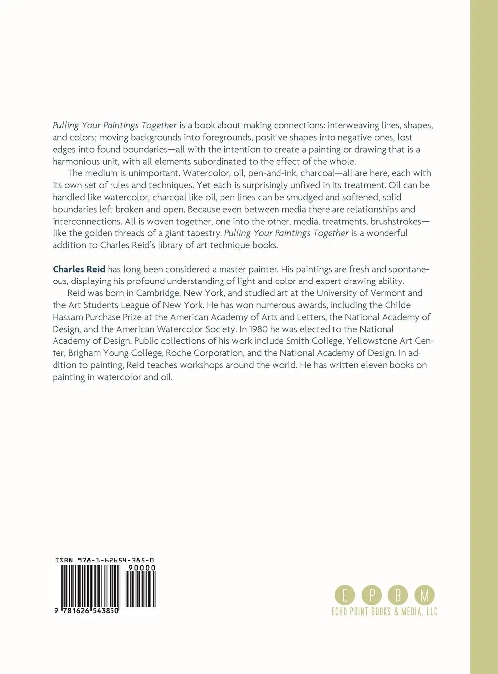 Rückseite: 9781626543850 | Pulling Your Paintings Together | Charles Reid | Buch | Englisch