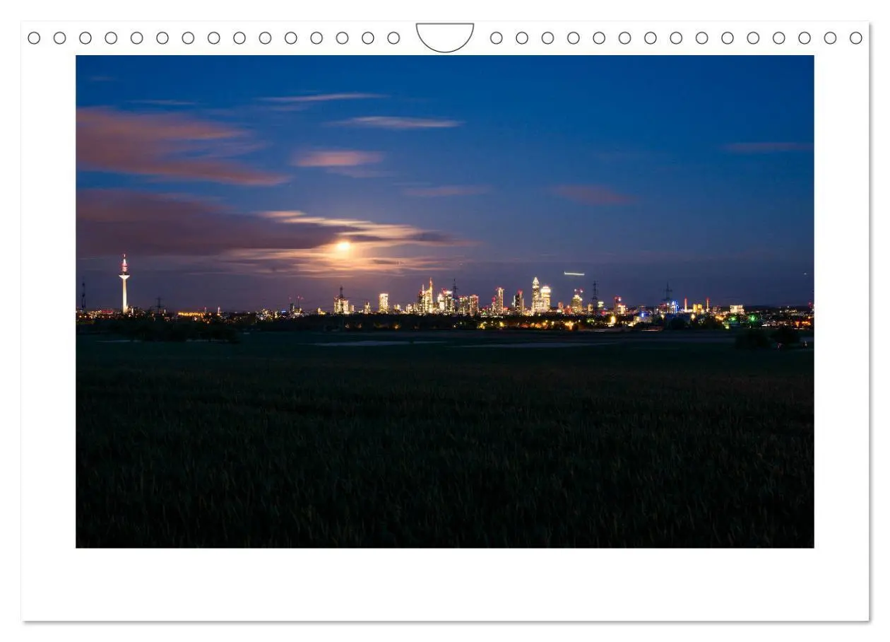 Bild: 9783435273850 | Frankfurt bei Nacht 2025 (Wandkalender 2025 DIN A4 quer), CALVENDO...