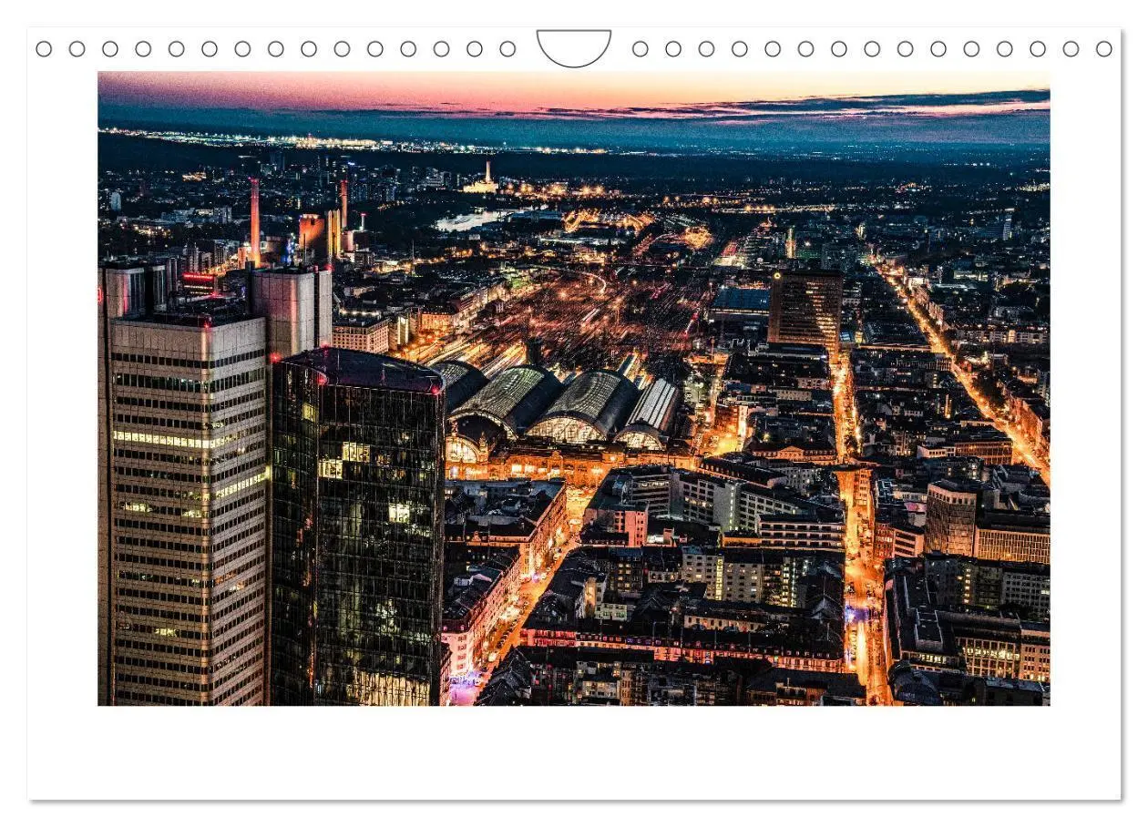 Bild: 9783435273850 | Frankfurt bei Nacht 2025 (Wandkalender 2025 DIN A4 quer), CALVENDO...