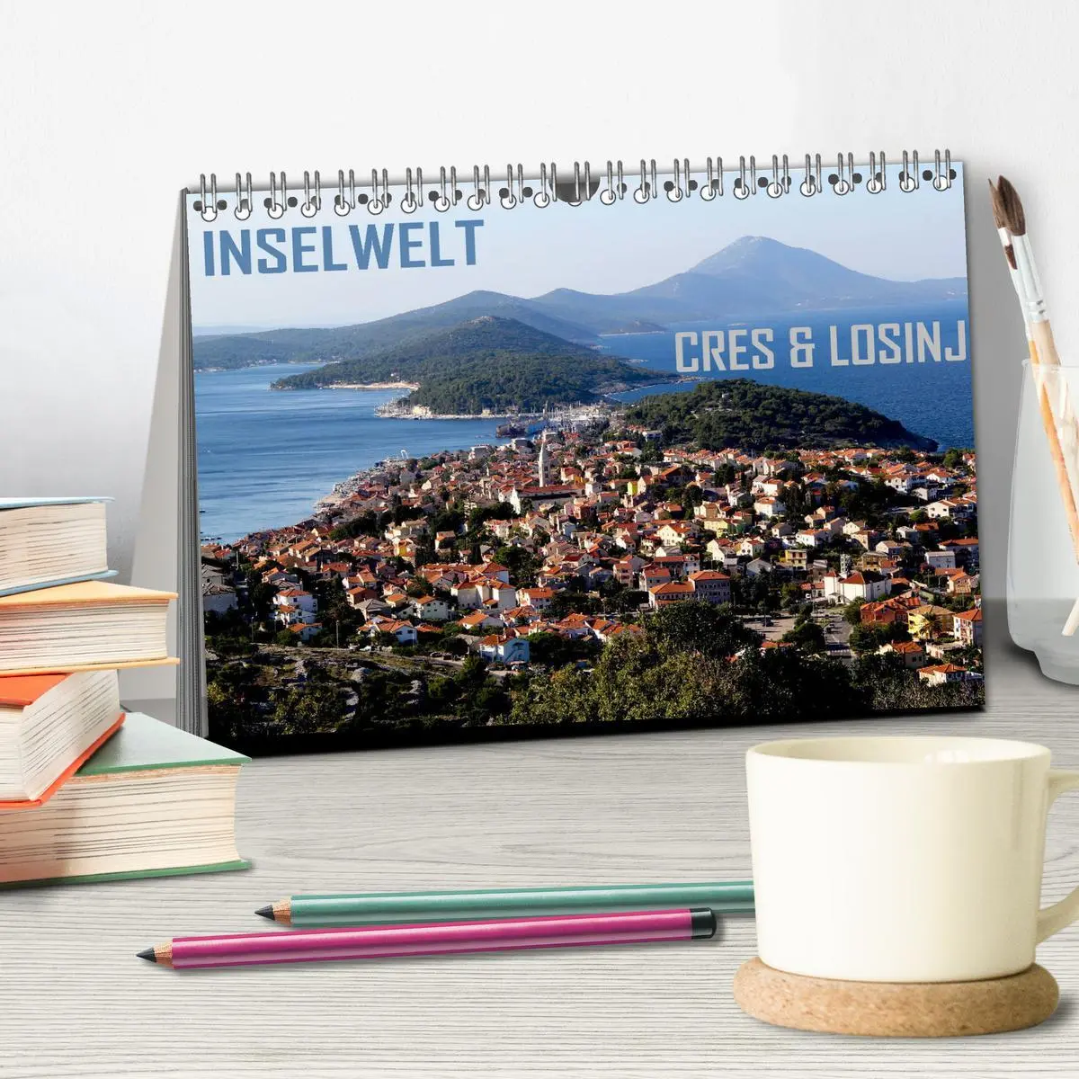 Bild: 9783457813850 | Inselwelt Cres &amp; Losinj (Tischkalender 2026 DIN A5 quer), CALVENDO...