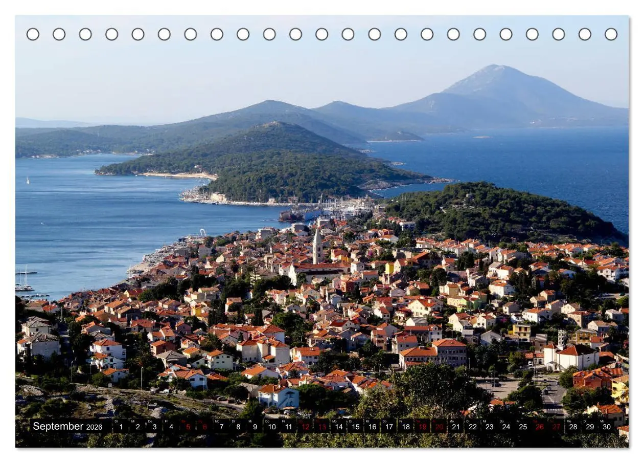 Bild: 9783457813850 | Inselwelt Cres &amp; Losinj (Tischkalender 2026 DIN A5 quer), CALVENDO...