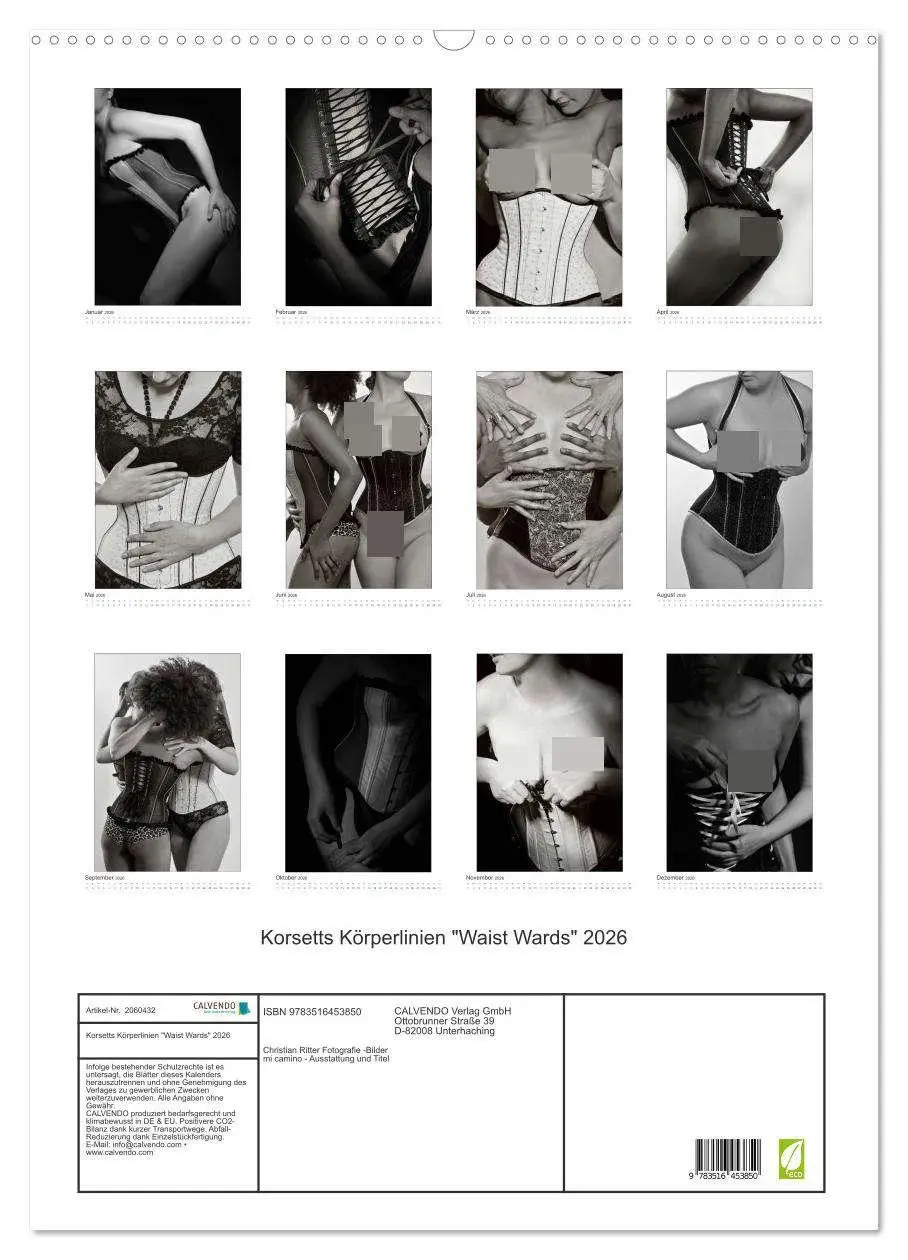 Bild: 9783516453850 | Korsetts Körperlinien "Waist Wards" 2026 (Wandkalender 2026 DIN A2...