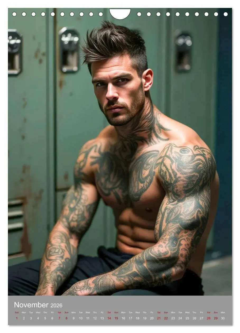 Bild: 9783516523850 | Masculine allure (Wall Calendar 2026 DIN A4 portrait), CALVENDO 12...
