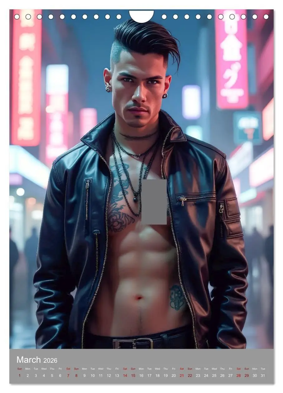 Bild: 9783516523850 | Masculine allure (Wall Calendar 2026 DIN A4 portrait), CALVENDO 12...
