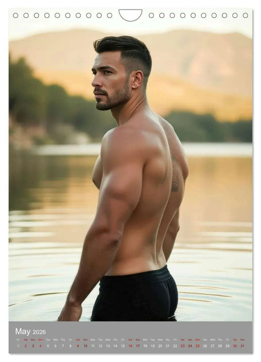 Bild: 9783516523850 | Masculine allure (Wall Calendar 2026 DIN A4 portrait), CALVENDO 12...