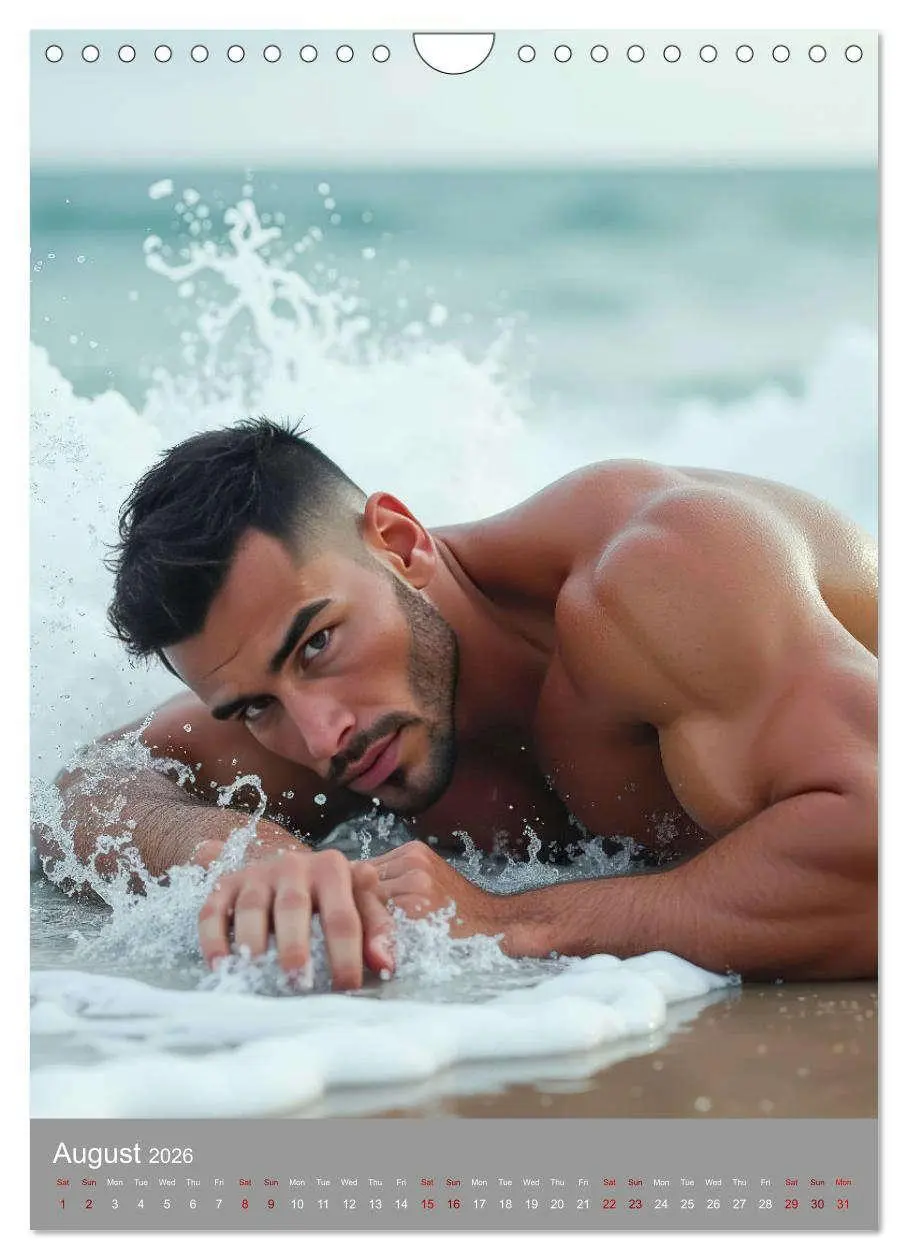 Bild: 9783516523850 | Masculine allure (Wall Calendar 2026 DIN A4 portrait), CALVENDO 12...