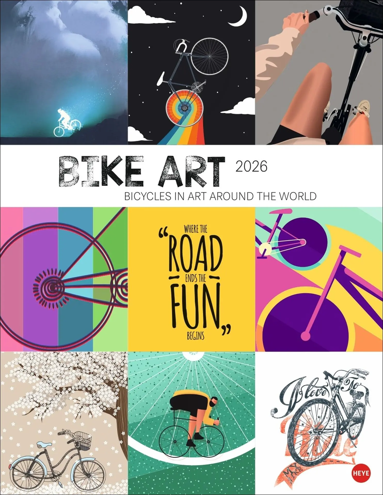 Cover: 9783756413850 | Bike Art Posterkalender 2026 | Kalender | 14 S. | Deutsch | 2026