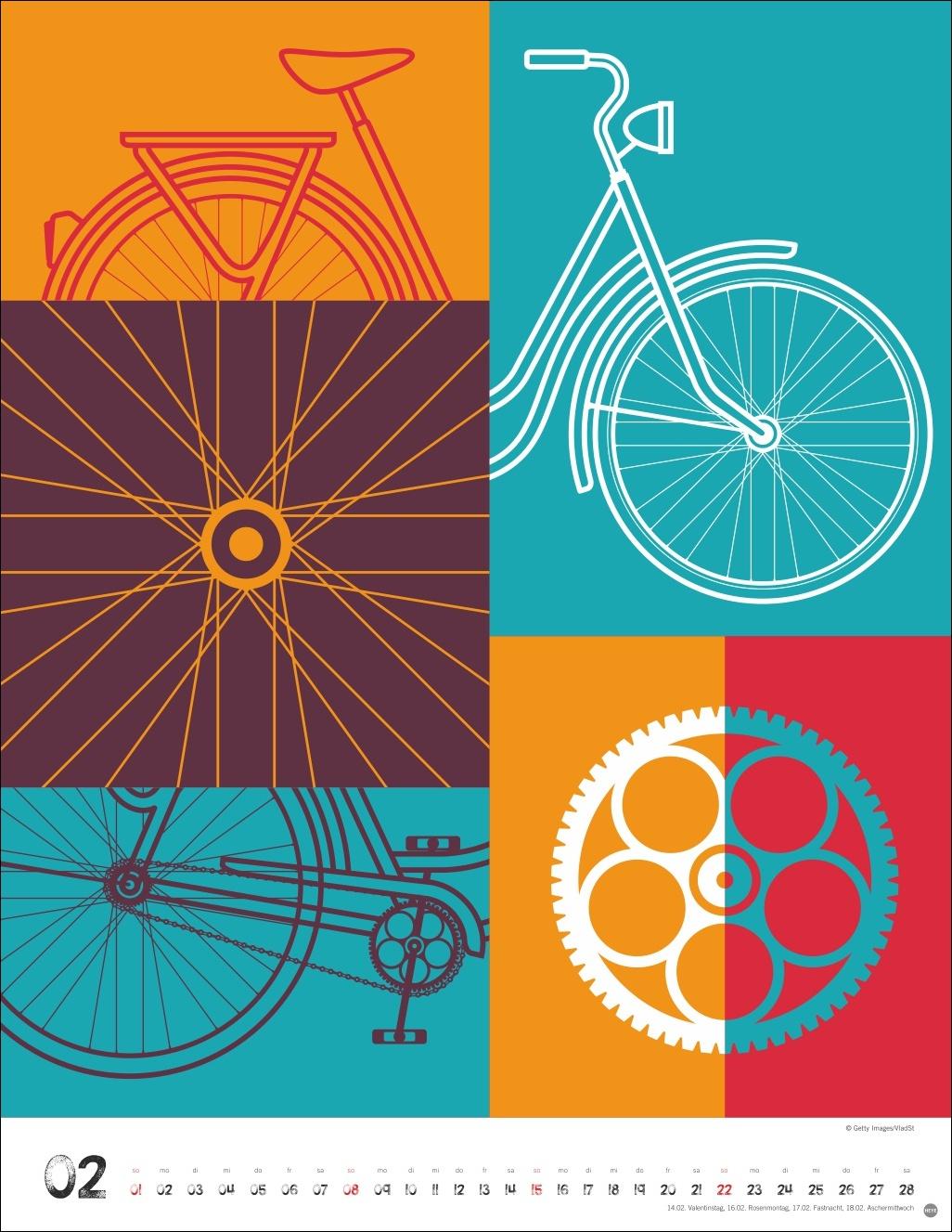 Bild: 9783756413850 | Bike Art Posterkalender 2026 | Kalender | 14 S. | Deutsch | 2026