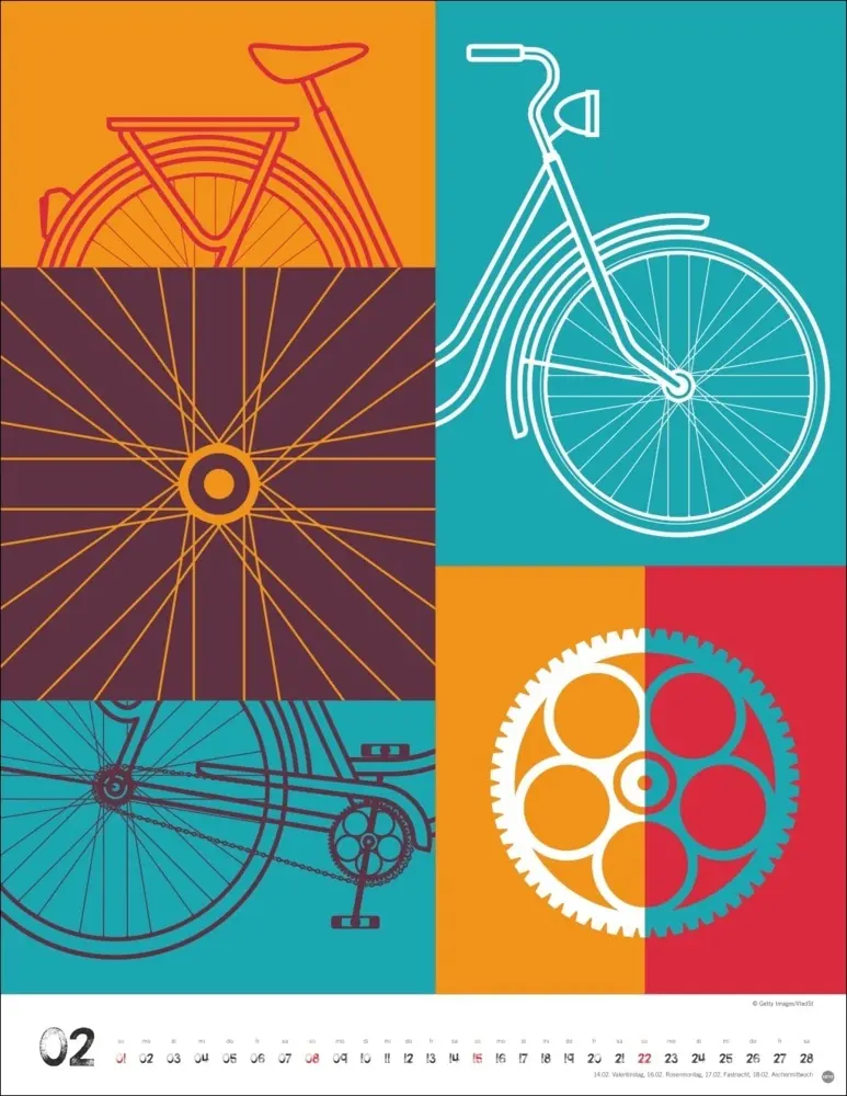 Bild: 9783756413850 | Bike Art Posterkalender 2026 | Kalender | 14 S. | Deutsch | 2026
