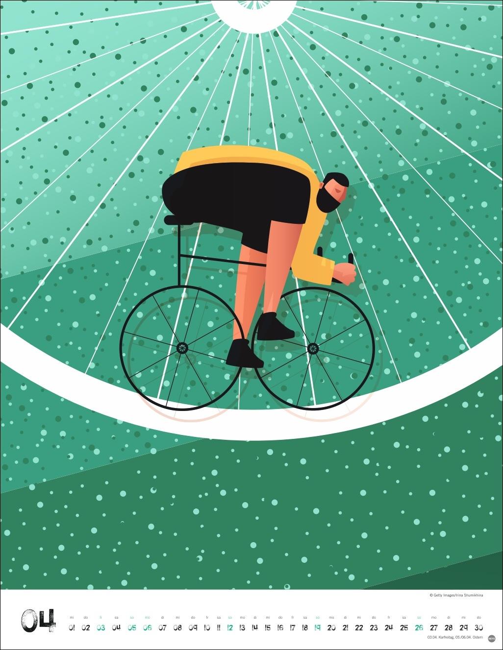 Bild: 9783756413850 | Bike Art Posterkalender 2026 | Kalender | 14 S. | Deutsch | 2026