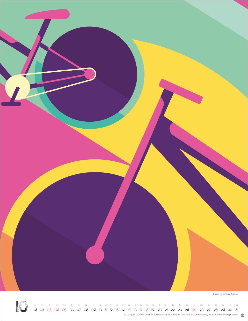 Bild: 9783756413850 | Bike Art Posterkalender 2026 | Kalender | 14 S. | Deutsch | 2026