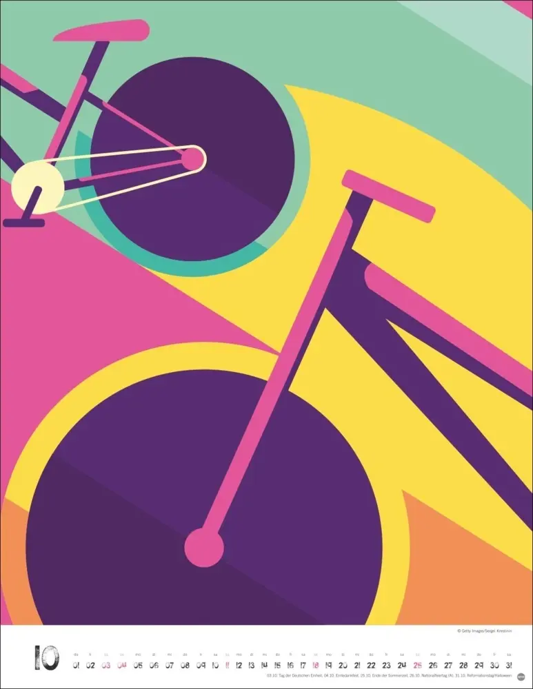 Bild: 9783756413850 | Bike Art Posterkalender 2026 | Kalender | 14 S. | Deutsch | 2026