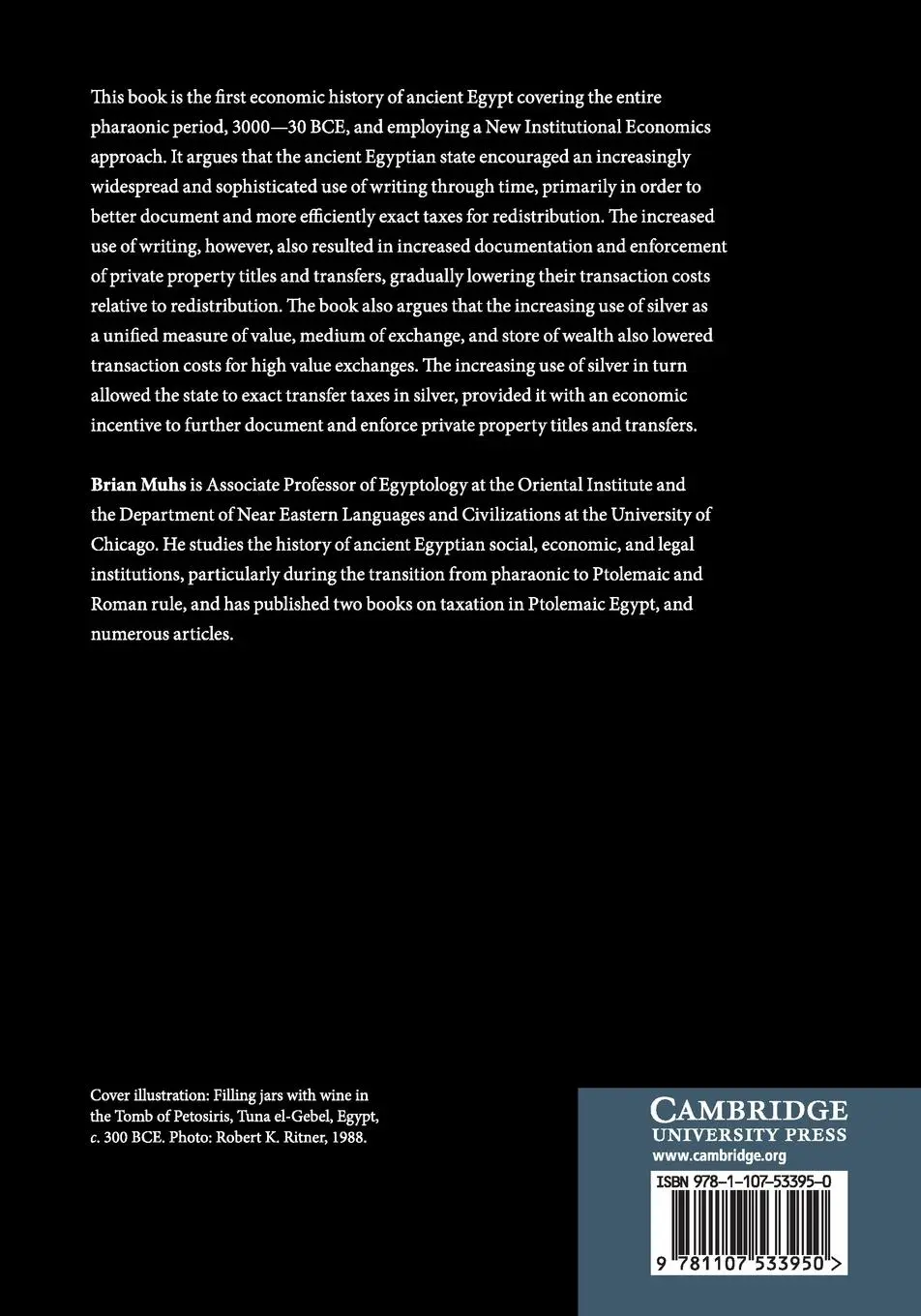 Rückseite: 9781107533950 | The Ancient Egyptian Economy | Brian Muhs | Taschenbuch | Englisch