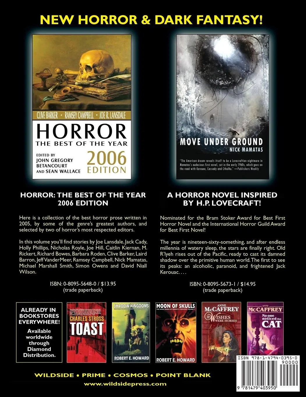 Rückseite: 9781479403950 | H.P. Lovecraft's Magazine of Horror #3 (Fall 2006) | Lumley (u. a.)