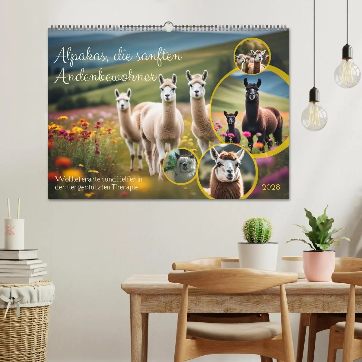 Bild: 9783457353950 | Alpakas, die sanften Andenbewohner (Wandkalender 2026 DIN A2 quer),...