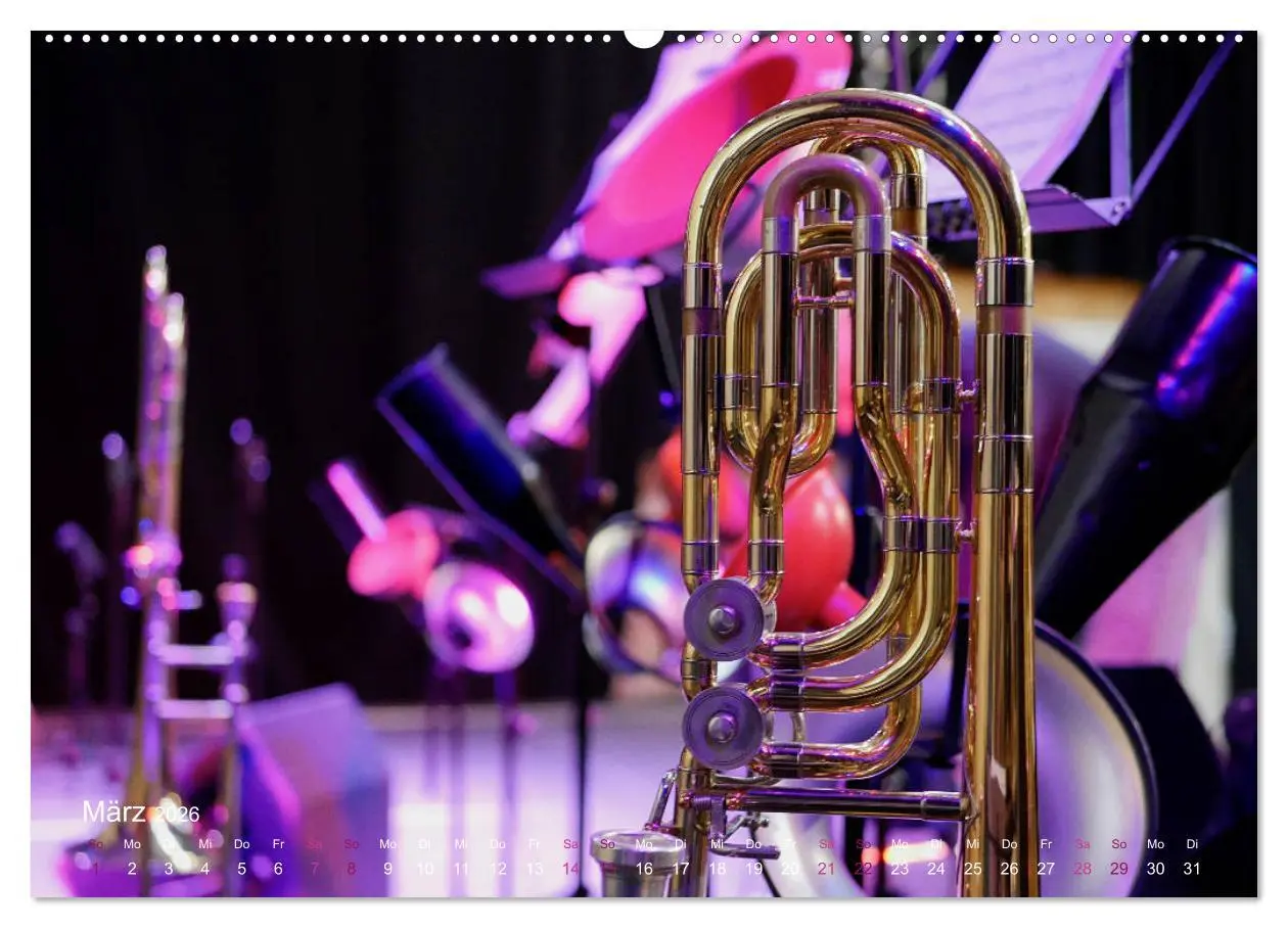 Bild: 9783457733950 | Blasinstrumente im Rampenlicht (hochwertiger Premium Wandkalender...