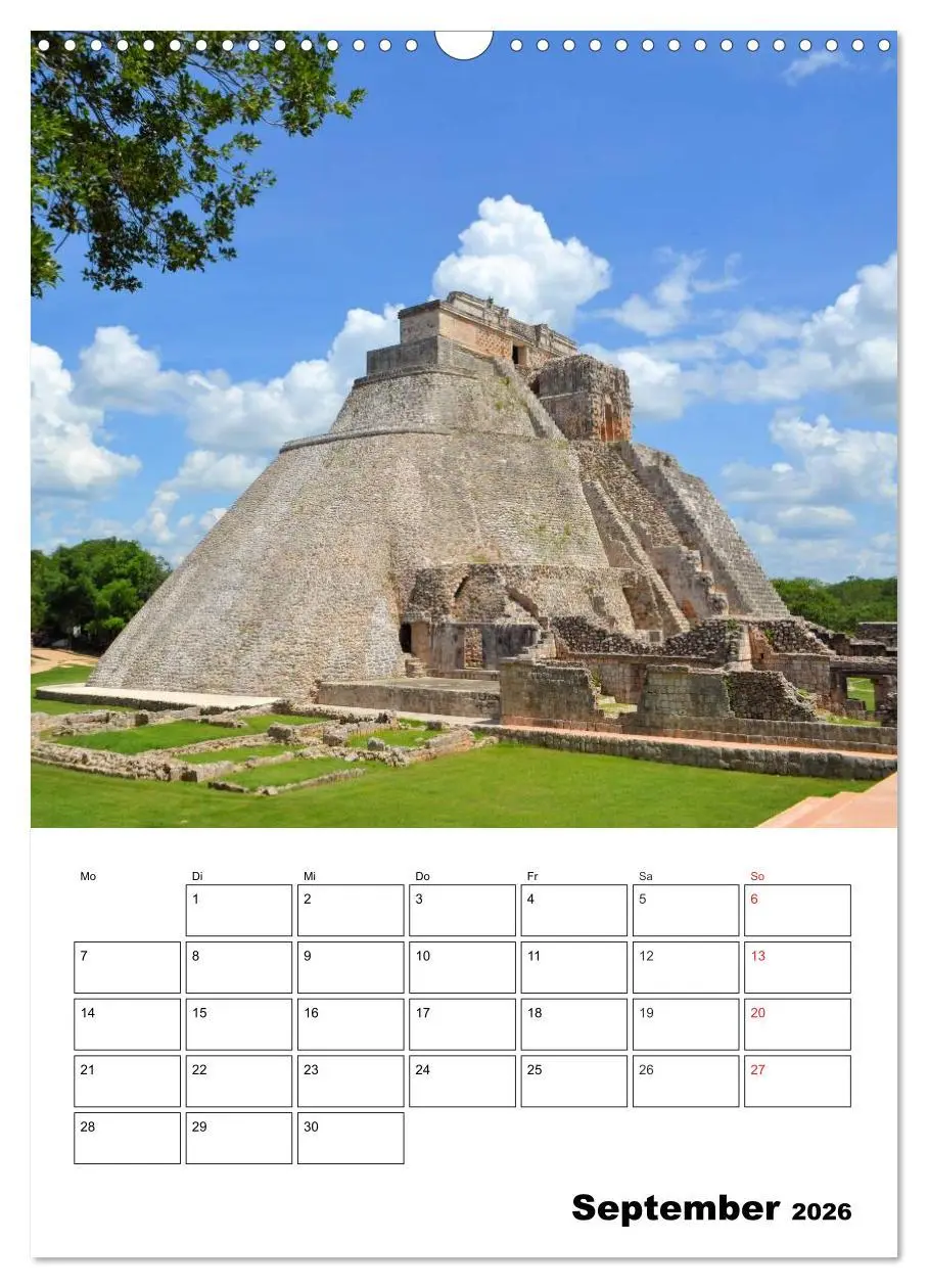 Bild: 9783516443950 | Das mystische Land der Maya. Mexiko-Yucatan (Wandkalender 2026 DIN...