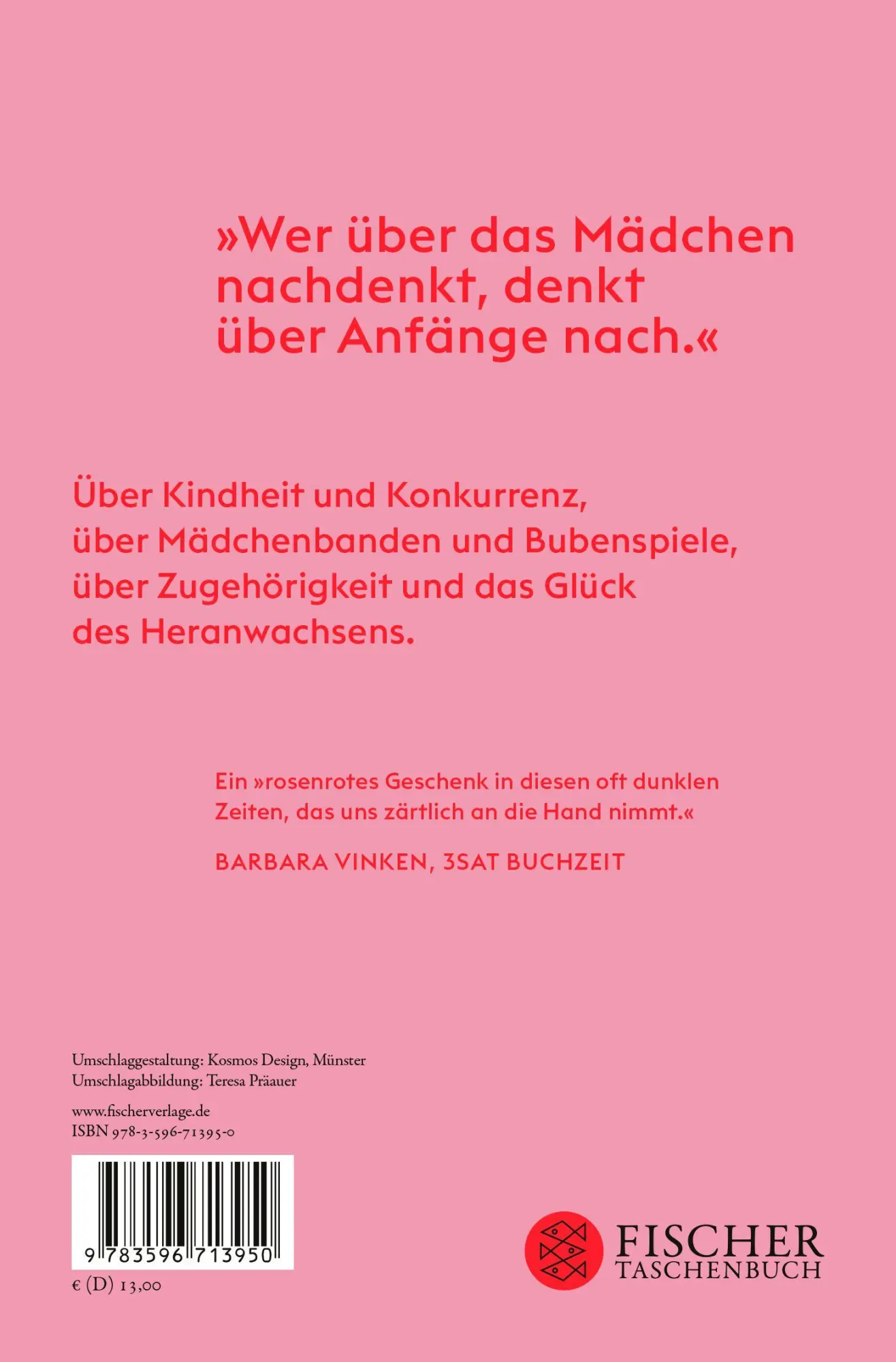Rückseite: 9783596713950 | Mädchen | Teresa Präauer | Taschenbuch | 80 S. | Deutsch | 2026
