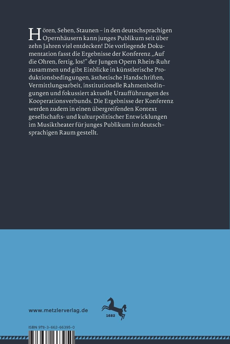 Rückseite: 9783662663950 | Positionen.Entwicklungen.Erfahrungen - 10 Jahre Junge Opern Rhein-Ruhr