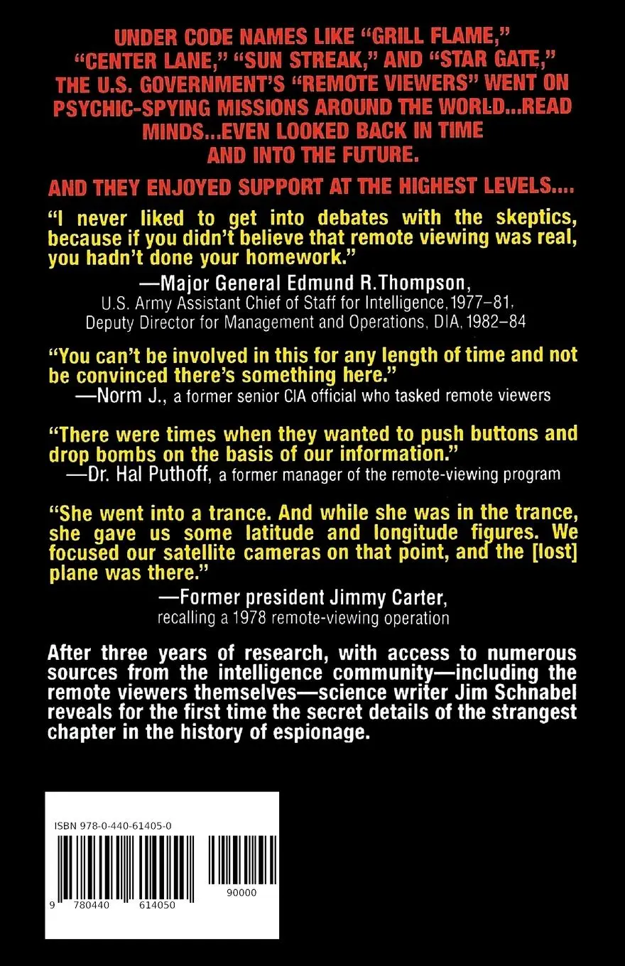 Rückseite: 9780440614050 | Remote Viewers | The Secret History of America's Psychic Spies | Buch