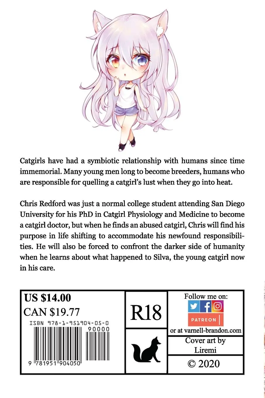Rückseite: 9781951904050 | Catgirl Doctor | Volume 1 | Brandon Varnell | Taschenbuch | Englisch