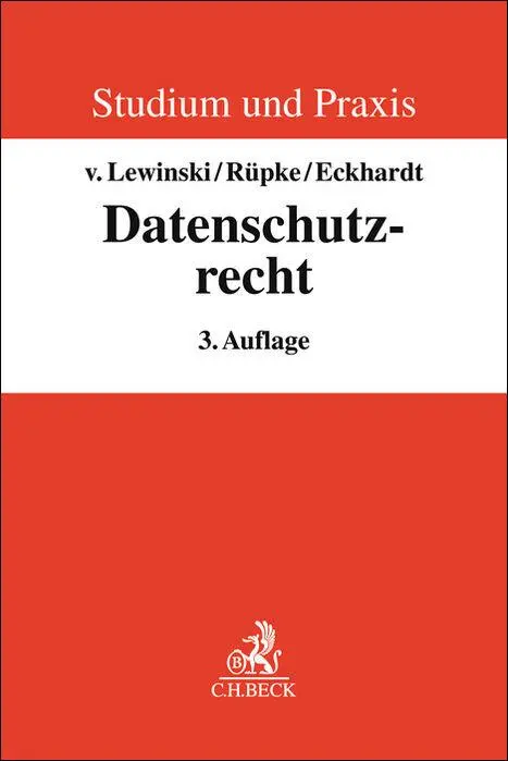 Cover: 9783406824050 | Datenschutzrecht | Grundlagen und europarechtliche Neugestaltung