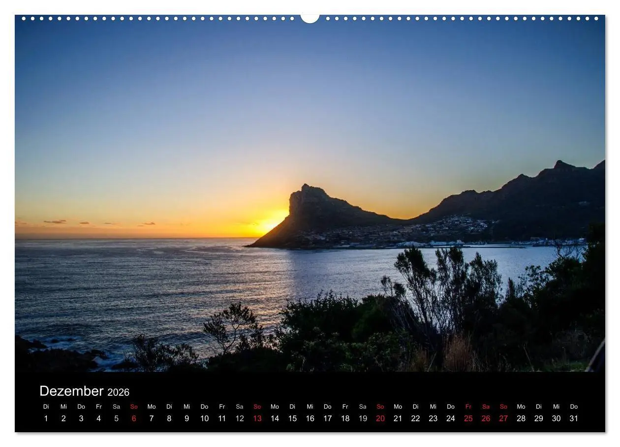 Bild: 9783516024050 | Unterwegs in Südafrika 2026 (hochwertiger Premium Wandkalender 2026...