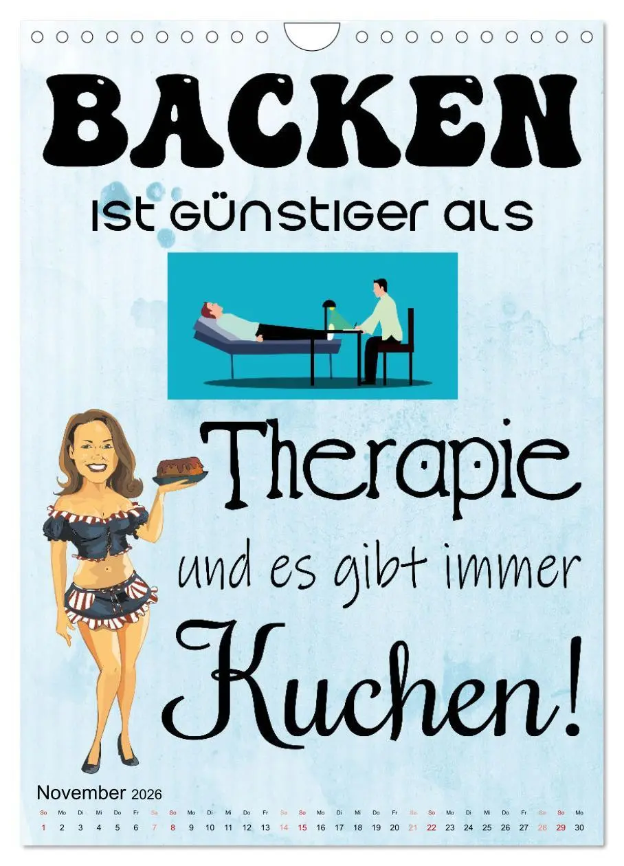Bild: 9783516334050 | Bäckersprüche (Wandkalender 2026 DIN A4 hoch), CALVENDO Monatskalender