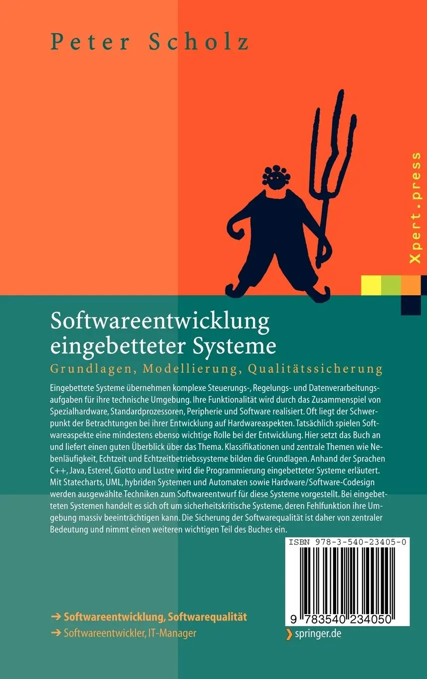 Rückseite: 9783540234050 | Softwareentwicklung eingebetteter Systeme | Peter Scholz | Buch | xii