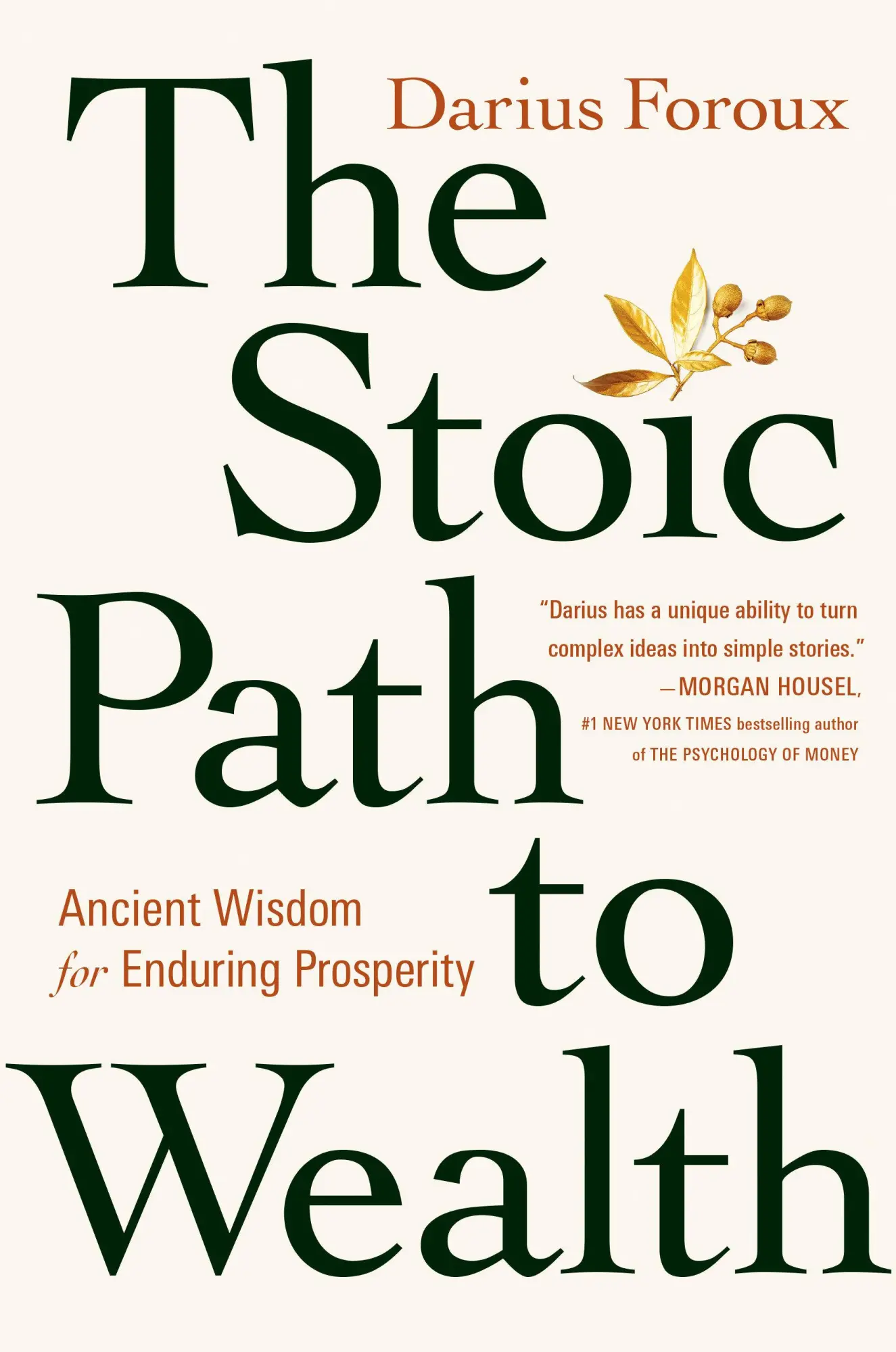 Cover: 9780593544150 | The Stoic Path to Wealth | Ancient Wisdom for Enduring Prosperity