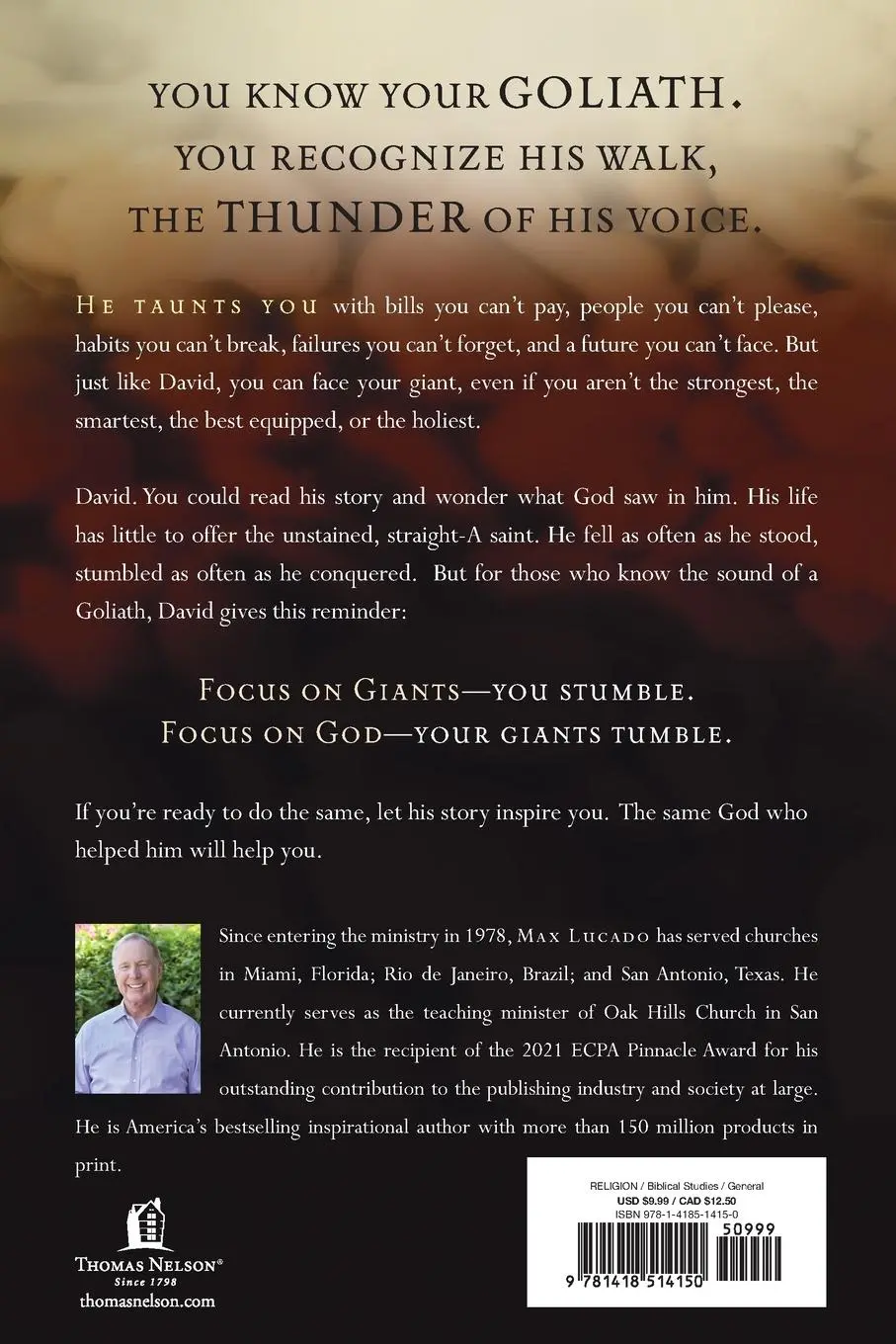 Rückseite: 9781418514150 | Facing Your Giants | Study Guide | Max Lucado | Taschenbuch | Englisch