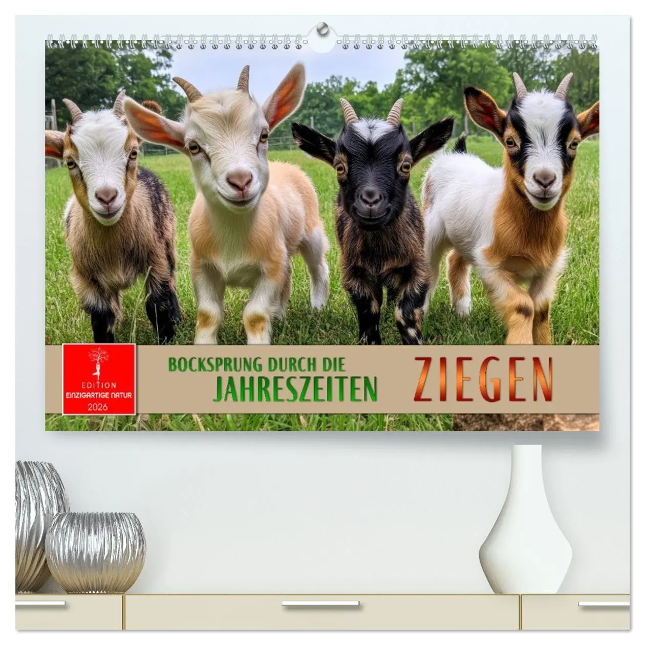 Cover: 9783457304150 | Ziegen - Bocksprung durch das Jahr (hochwertiger Premium...