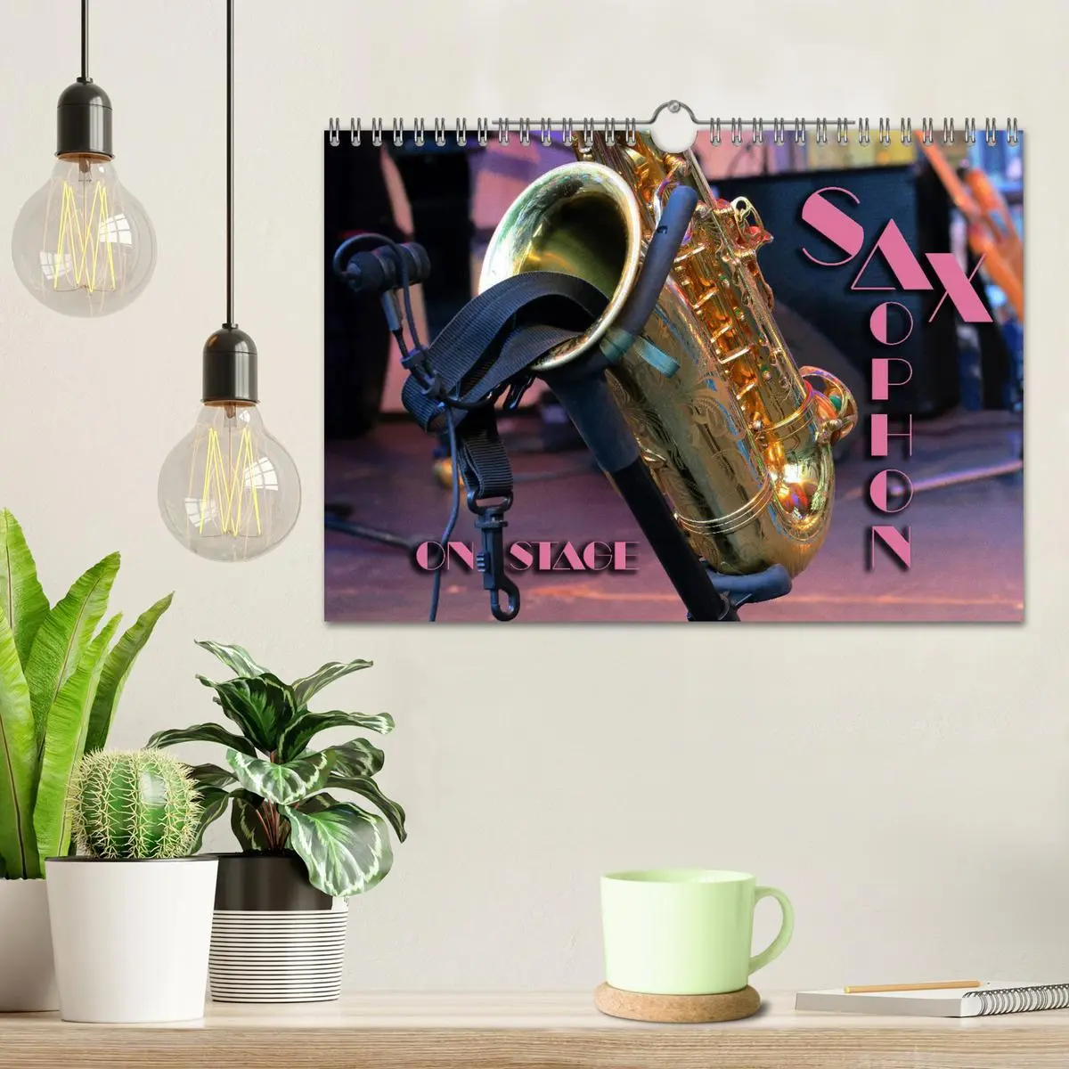Bild: 9783457854150 | SAXOPHON - on stage (Wandkalender 2026 DIN A4 quer), CALVENDO...