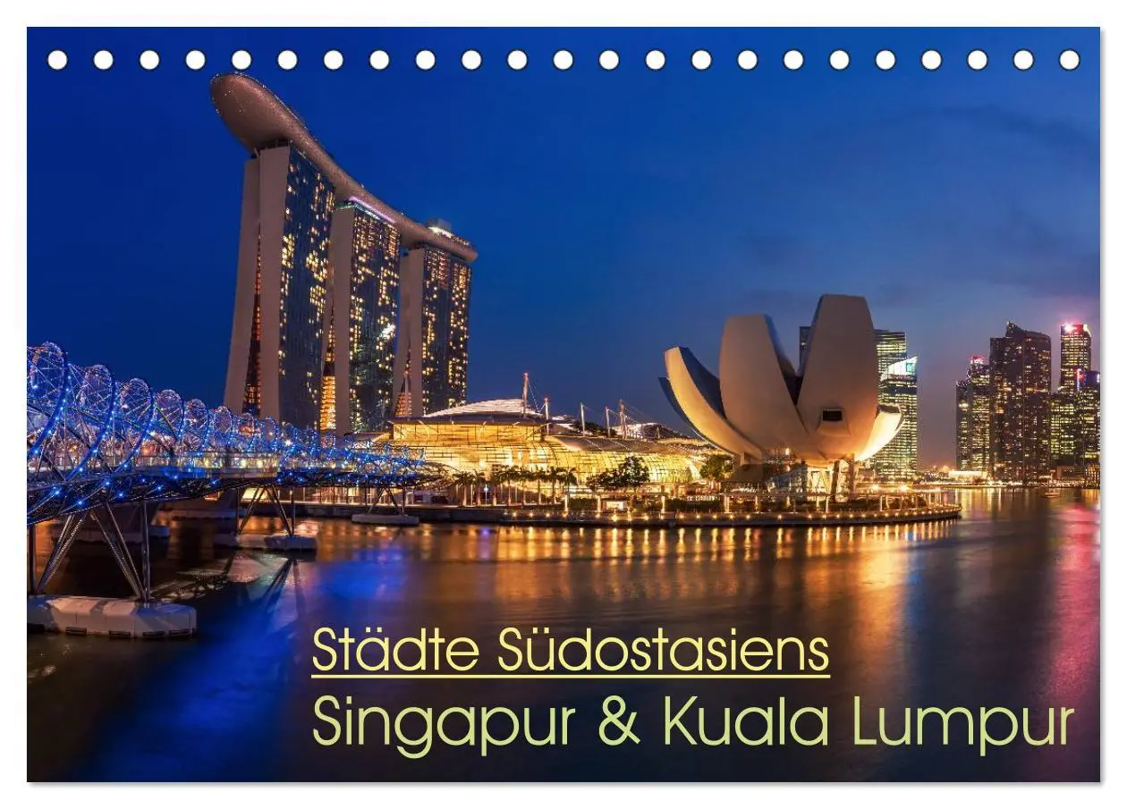 Cover: 9783516014150 | Städte Südostasiens - Singapur &amp; Kuala Lumpur (Tischkalender 2026...