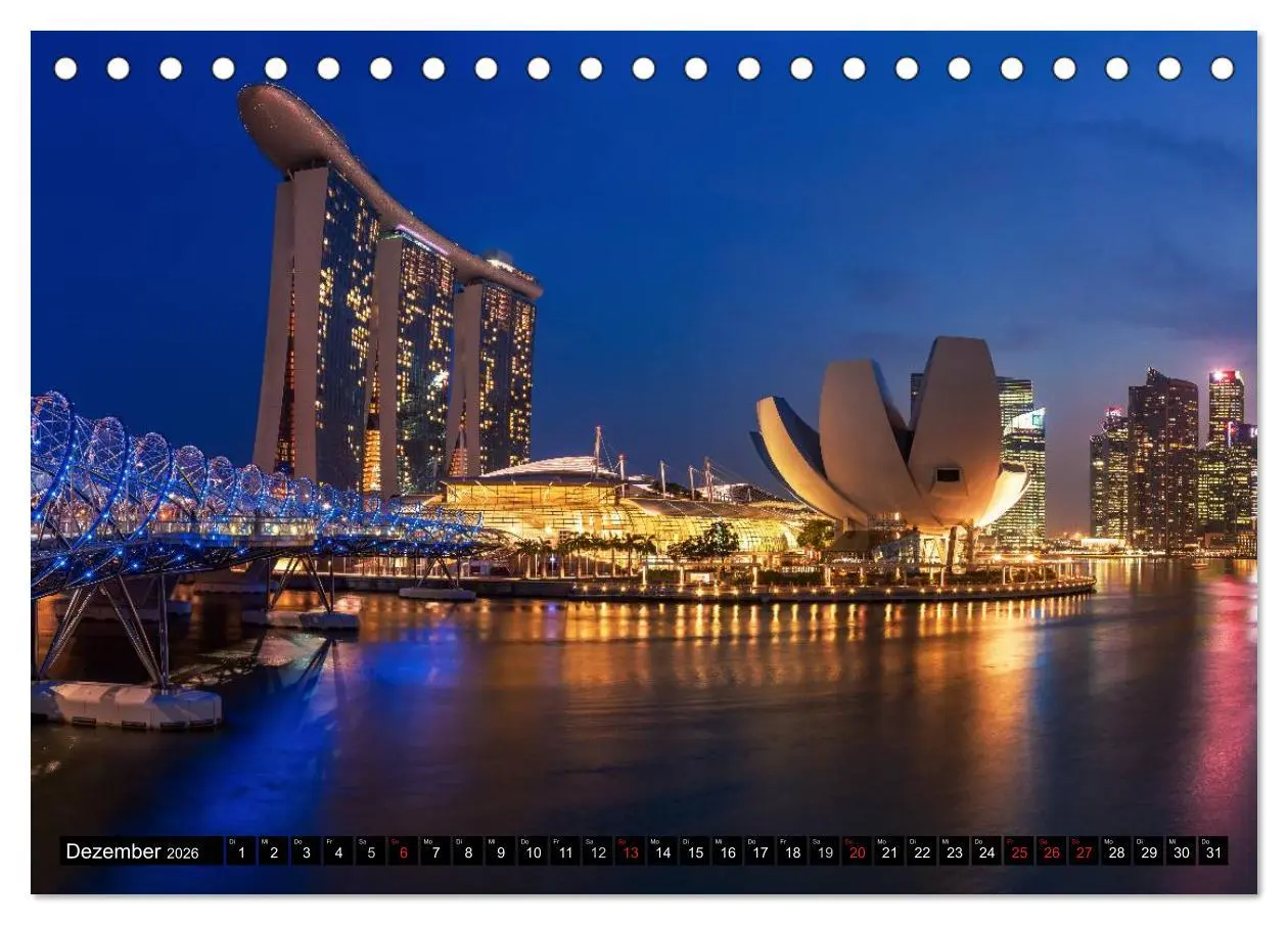 Bild: 9783516014150 | Städte Südostasiens - Singapur &amp; Kuala Lumpur (Tischkalender 2026...