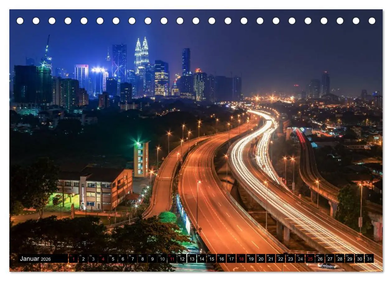 Bild: 9783516014150 | Städte Südostasiens - Singapur &amp; Kuala Lumpur (Tischkalender 2026...