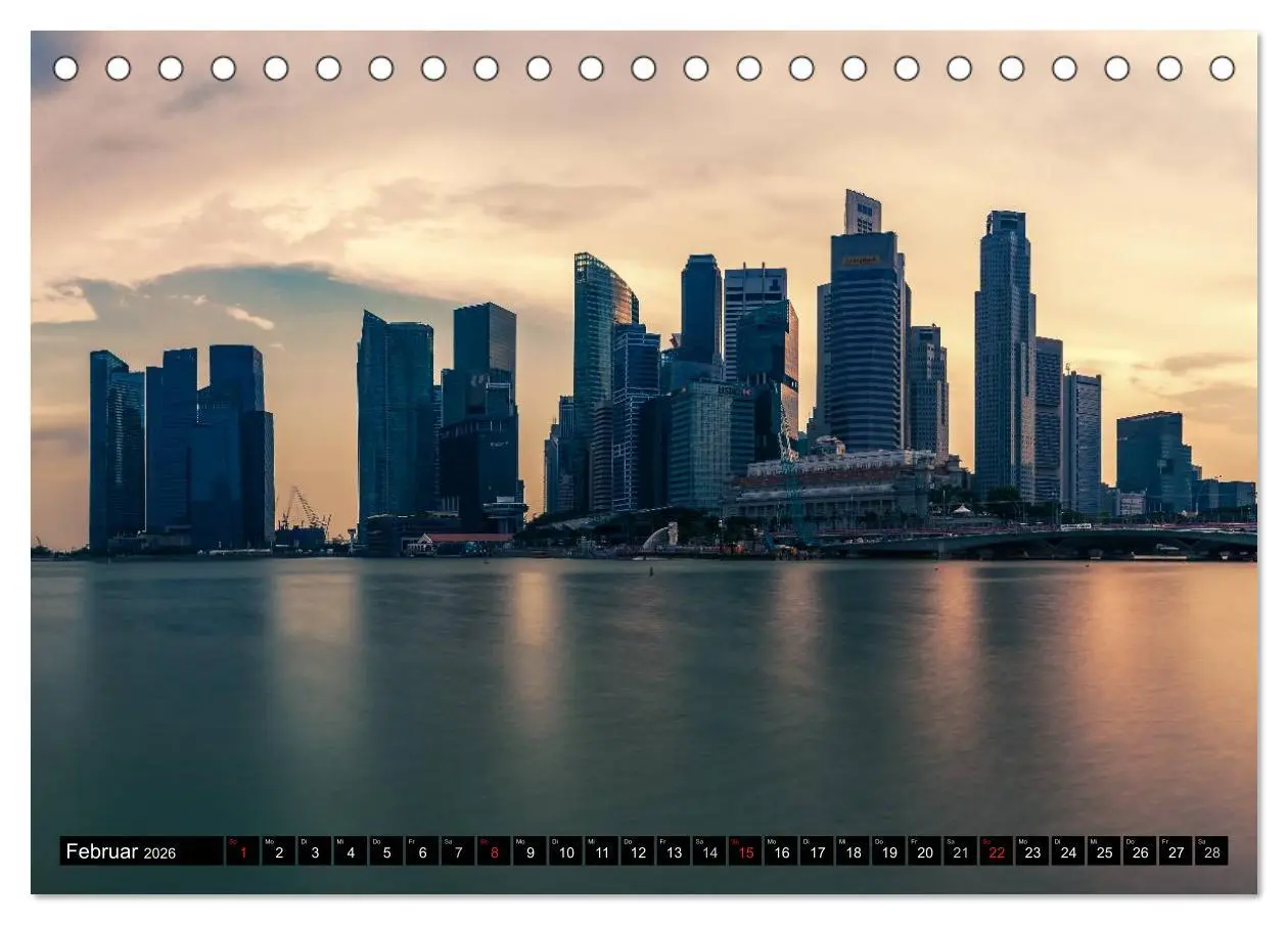 Bild: 9783516014150 | Städte Südostasiens - Singapur &amp; Kuala Lumpur (Tischkalender 2026...