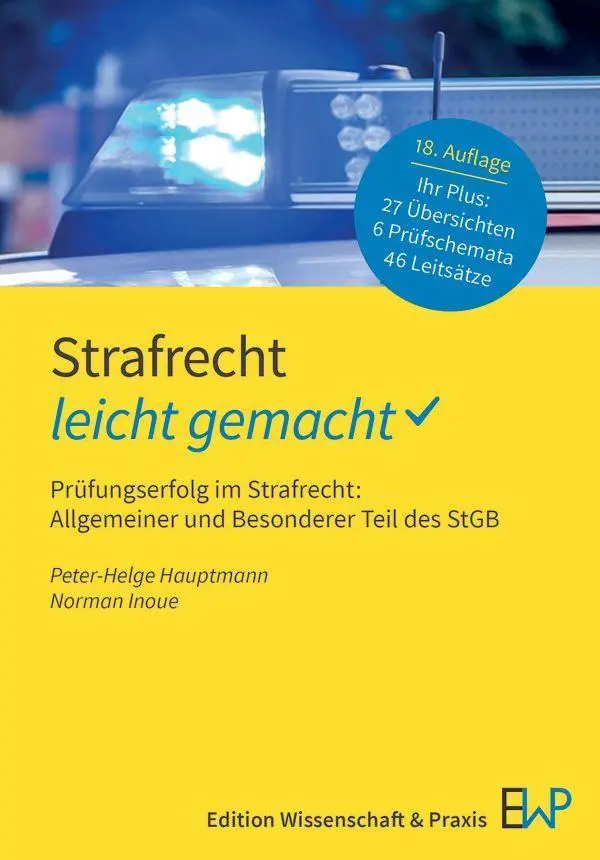 Cover: 9783874404150 | Strafrecht - leicht gemacht | Peter-Helge Hauptmann (u. a.) | Buch