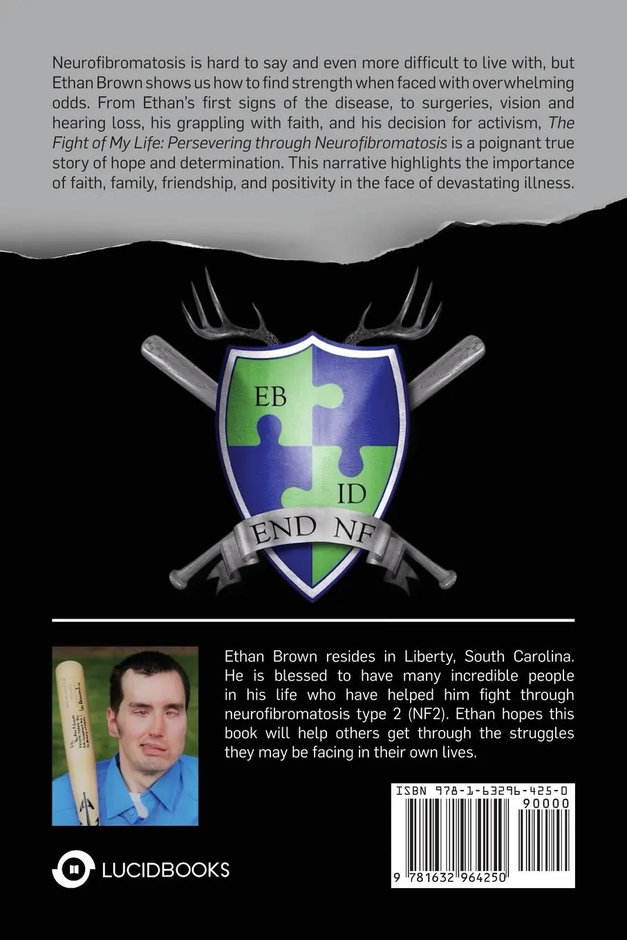 Rückseite: 9781632964250 | The Fight of My Life | Persevering through Neurofibromatosis | Brown