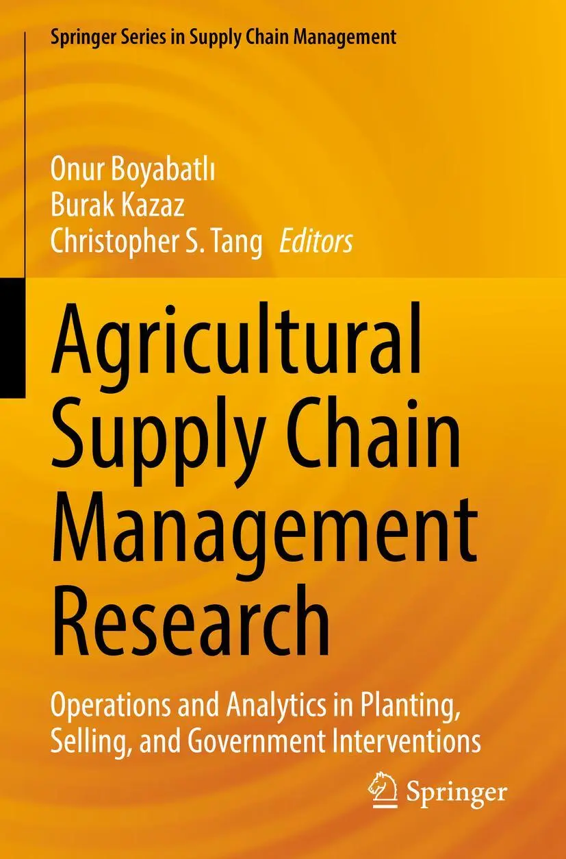 Cover: 9783030814250 | Agricultural Supply Chain Management Research | Onur Boyabatl¿ (u. a.)