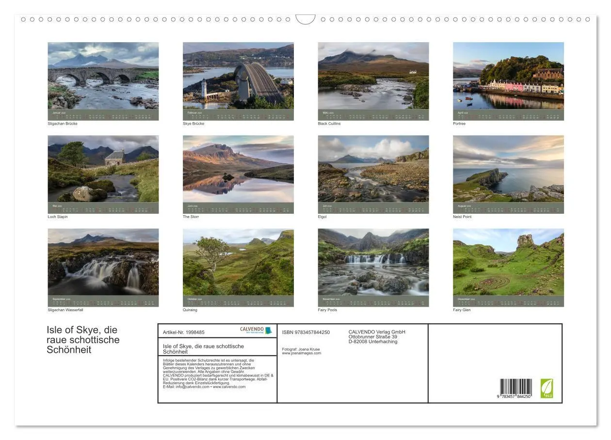 Bild: 9783457844250 | Isle of Skye, die raue schottische Schönheit (Wandkalender 2026 DIN...