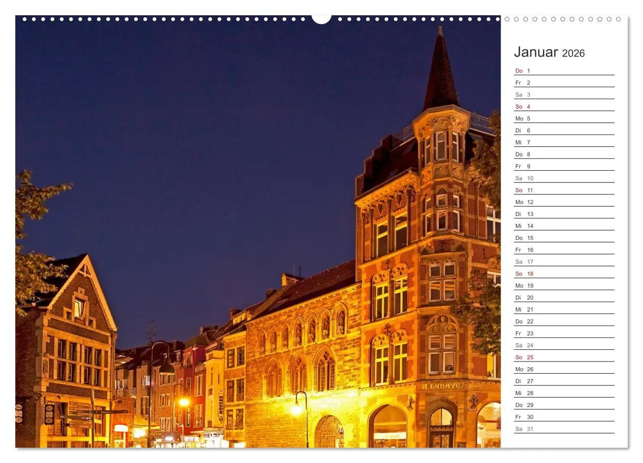 Bild: 9783516004250 | Kaiserstadt Aachen (Wandkalender 2026 DIN A2 quer), CALVENDO...
