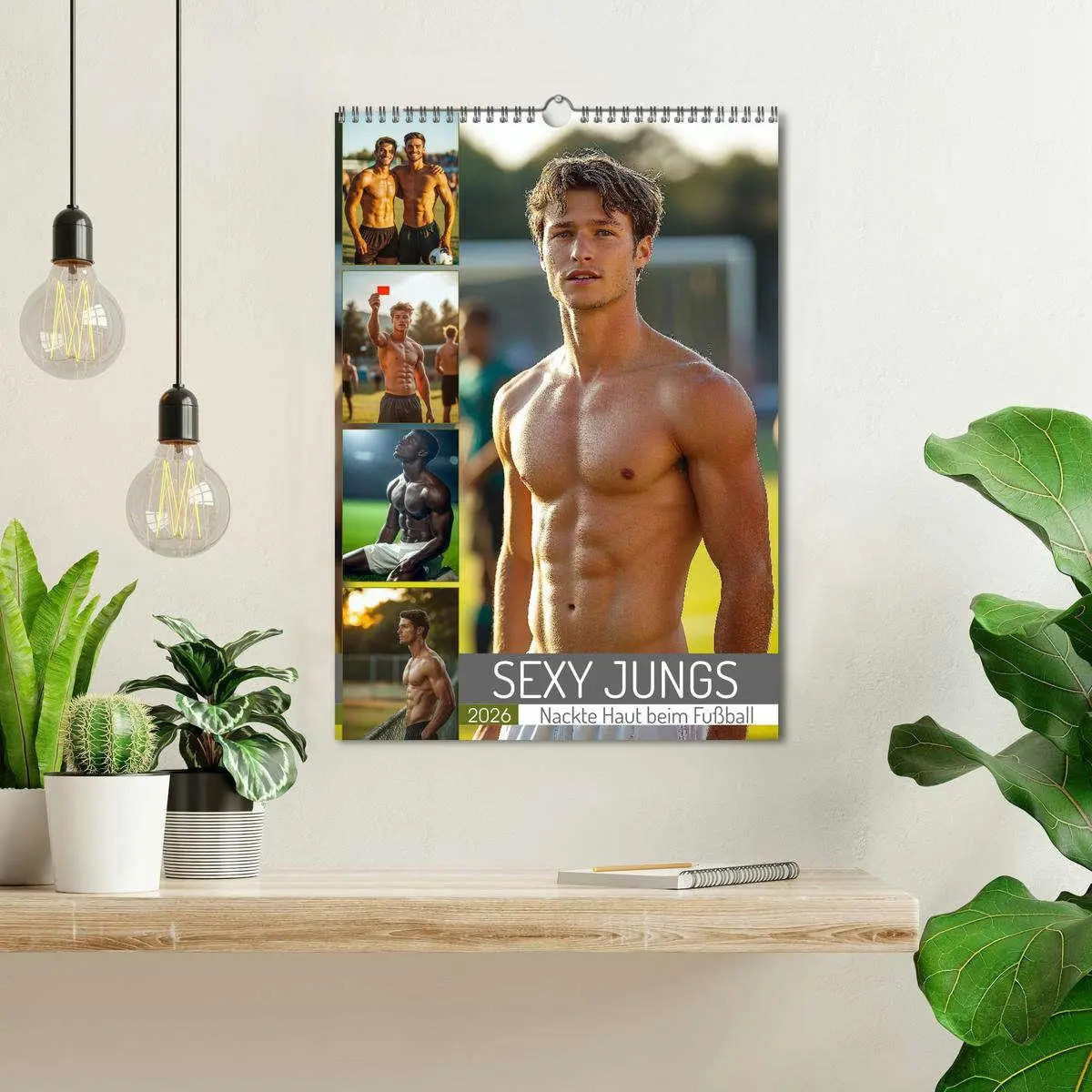 Bild: 9783516244250 | SEXY JUNGS - Nackte Haut beim Fußball (Wandkalender 2026 DIN A3...