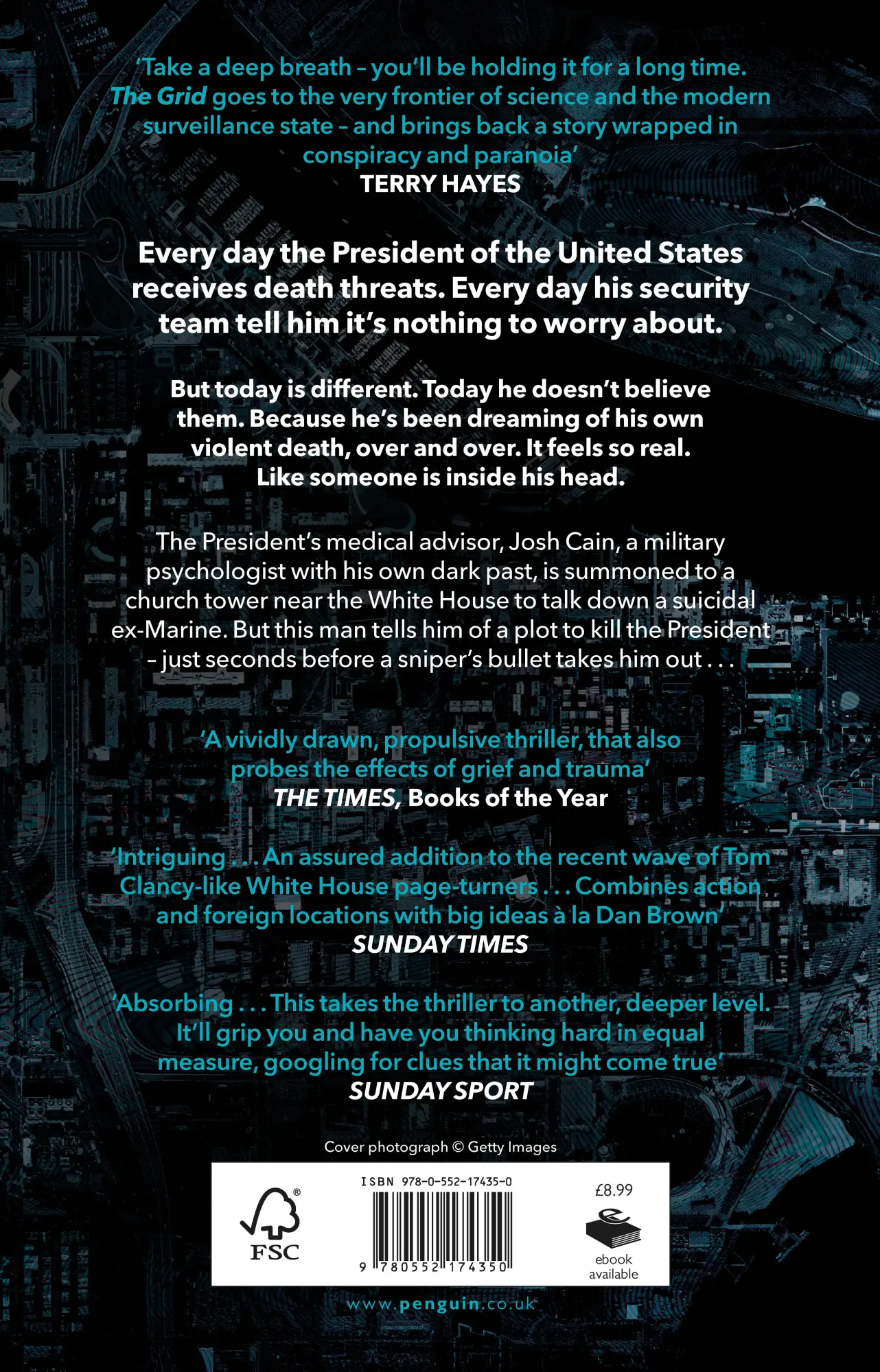 Rückseite: 9780552174350 | The Grid | 'A stunning thriller? Terry Hayes, author of I AM PILGRIM