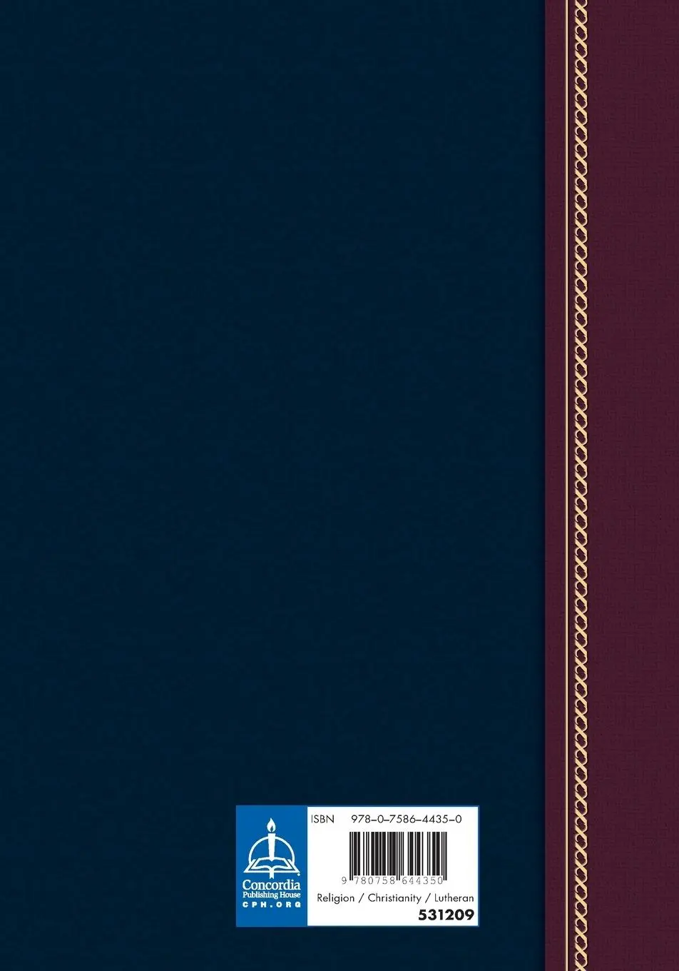 Rückseite: 9780758644350 | The Augsburg Confession | The Concordia Reader's Edition | Luther