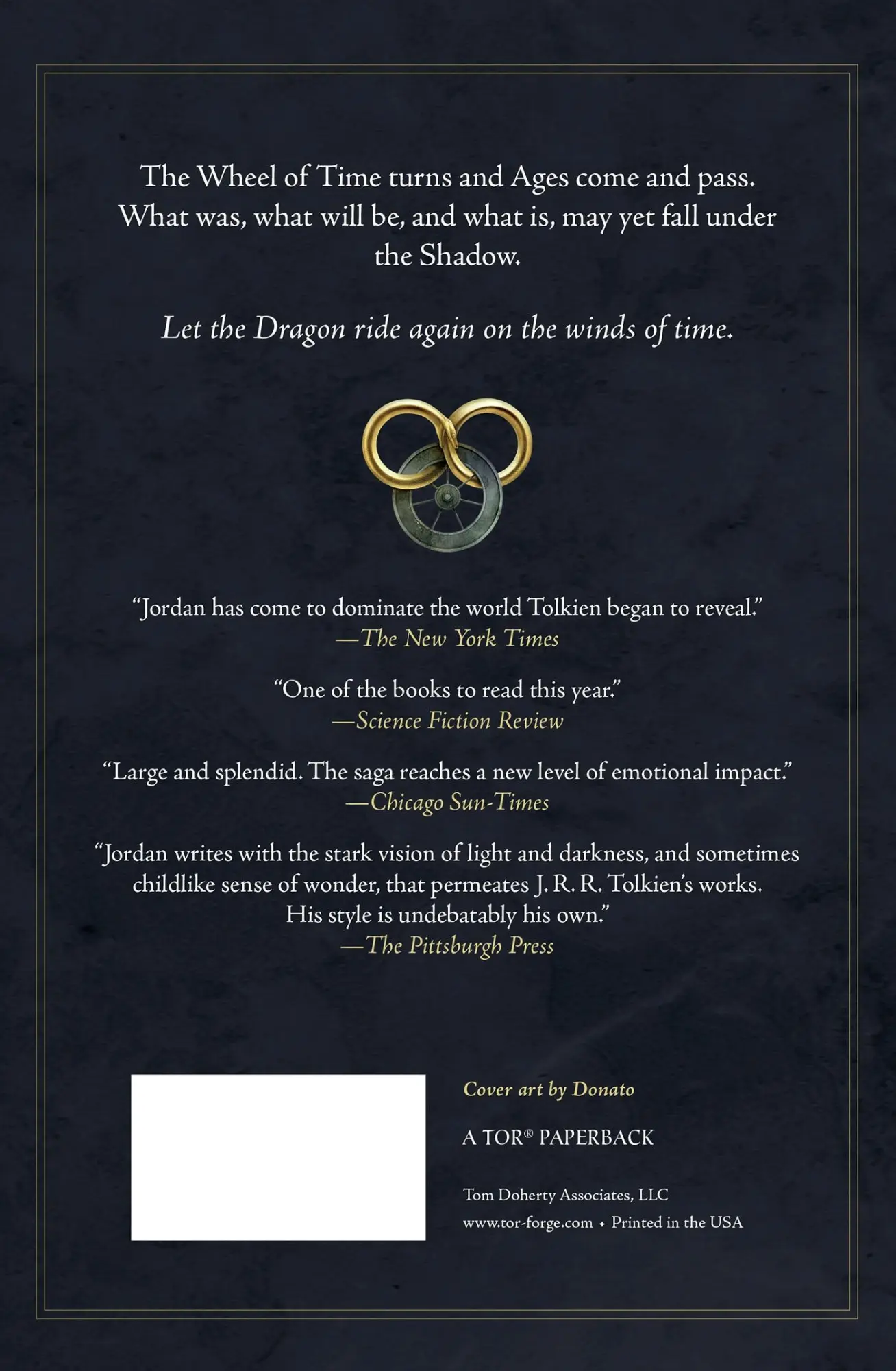 Rückseite: 9780765334350 | The Dragon Reborn | Book Three of 'The Wheel of Time' | Robert Jordan